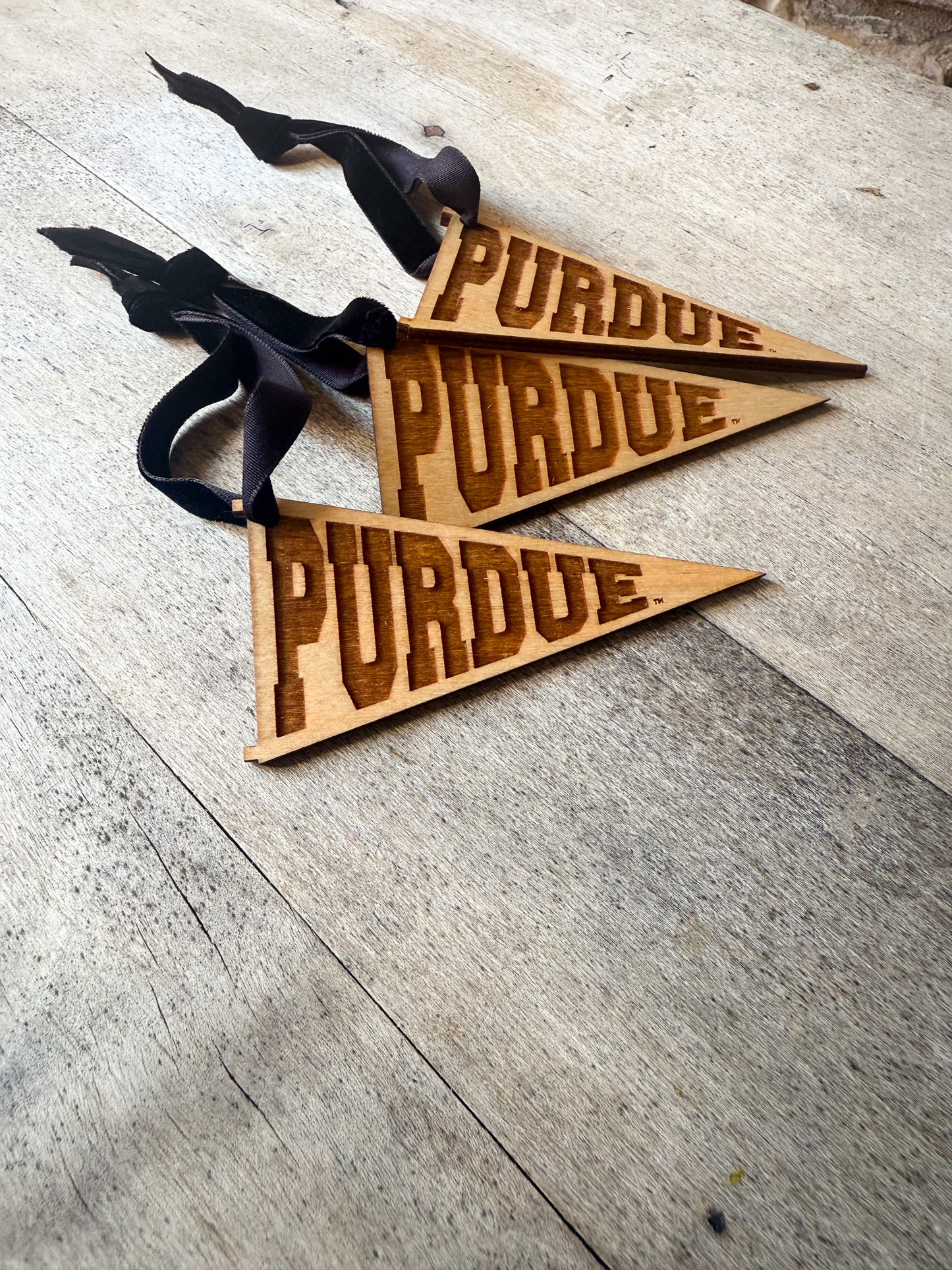 Purdue Pennant Ornament