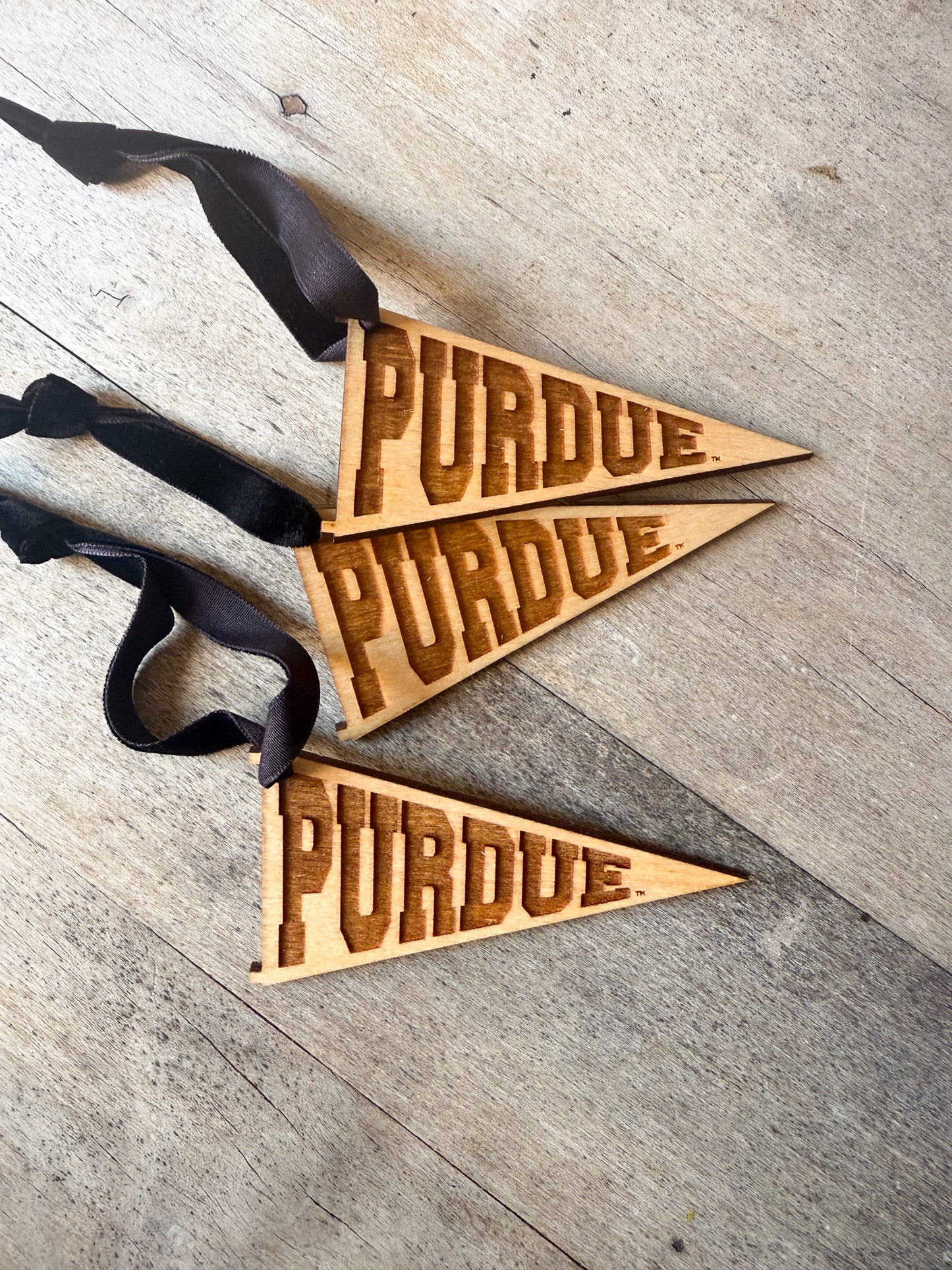 Purdue Pennant Ornament