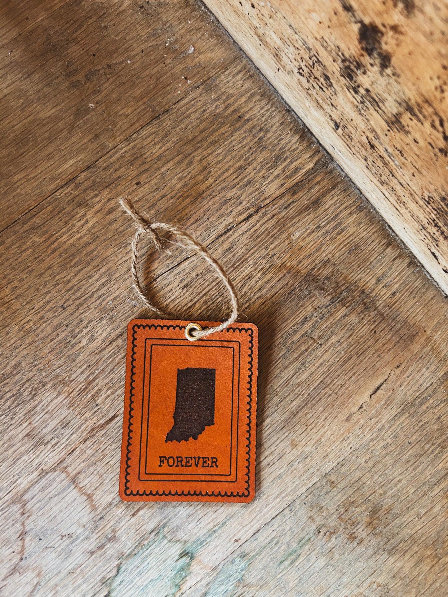 Indiana Stamp Ornament