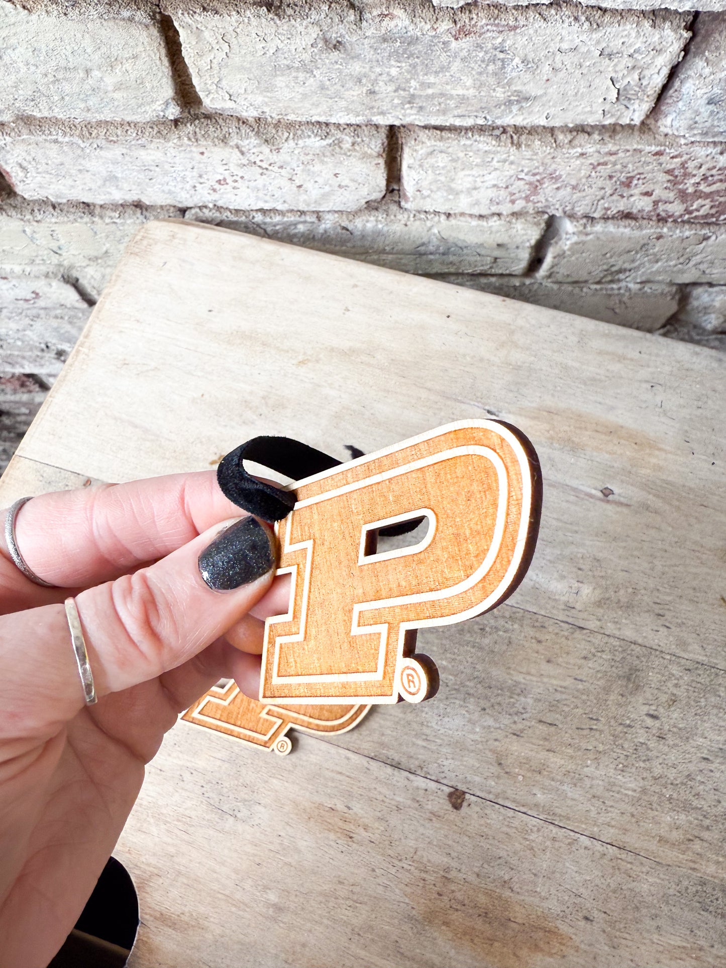Purdue P Ornament