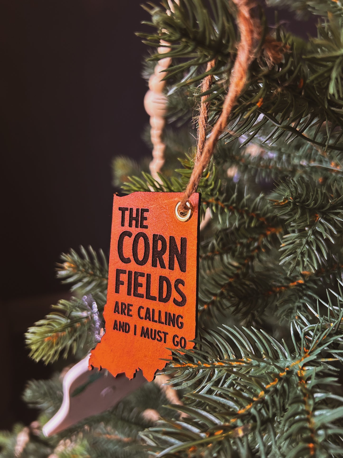 Indiana - The Cornfields Are Calling Ornament