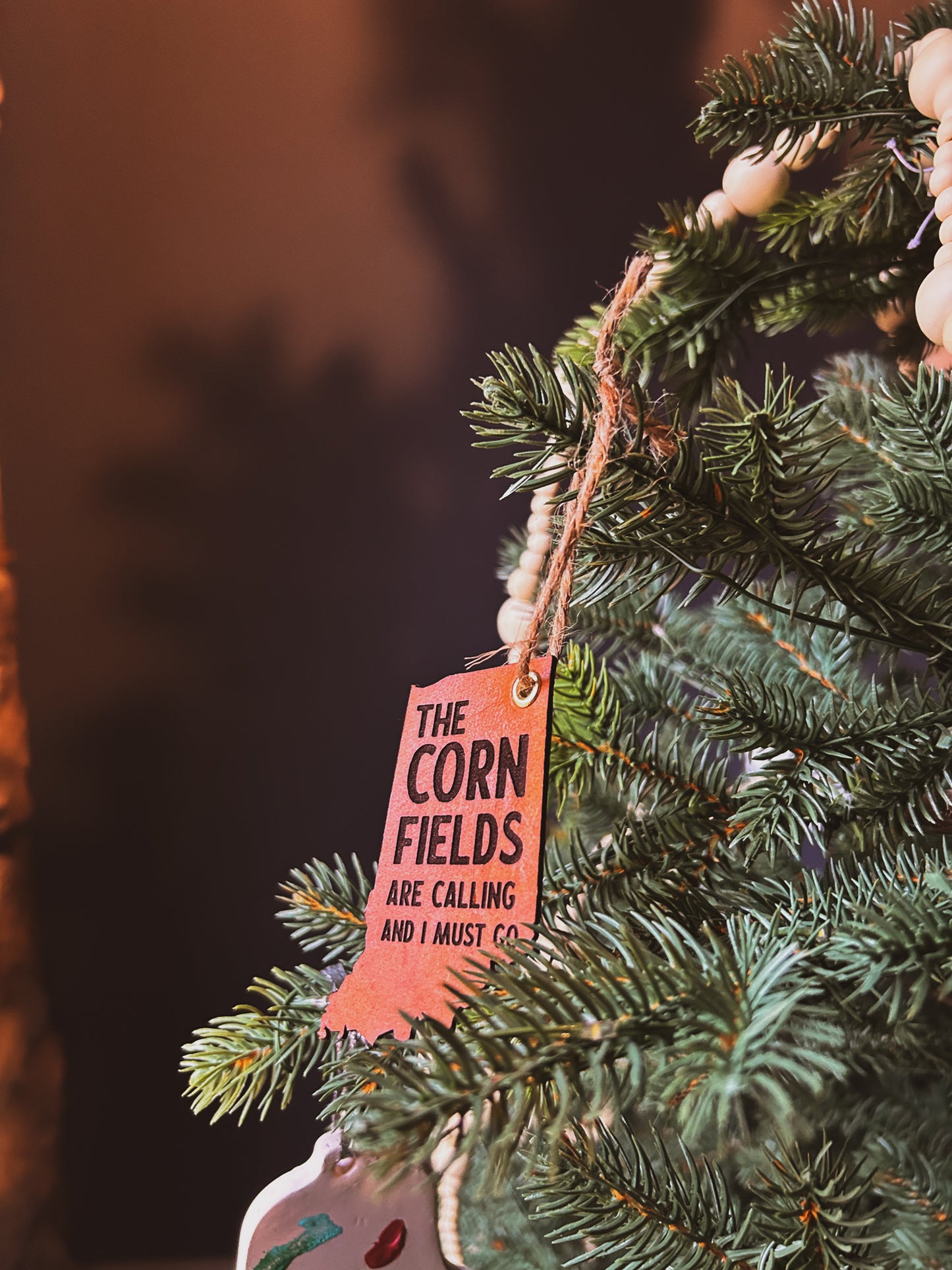 Indiana - The Cornfields Are Calling Ornament