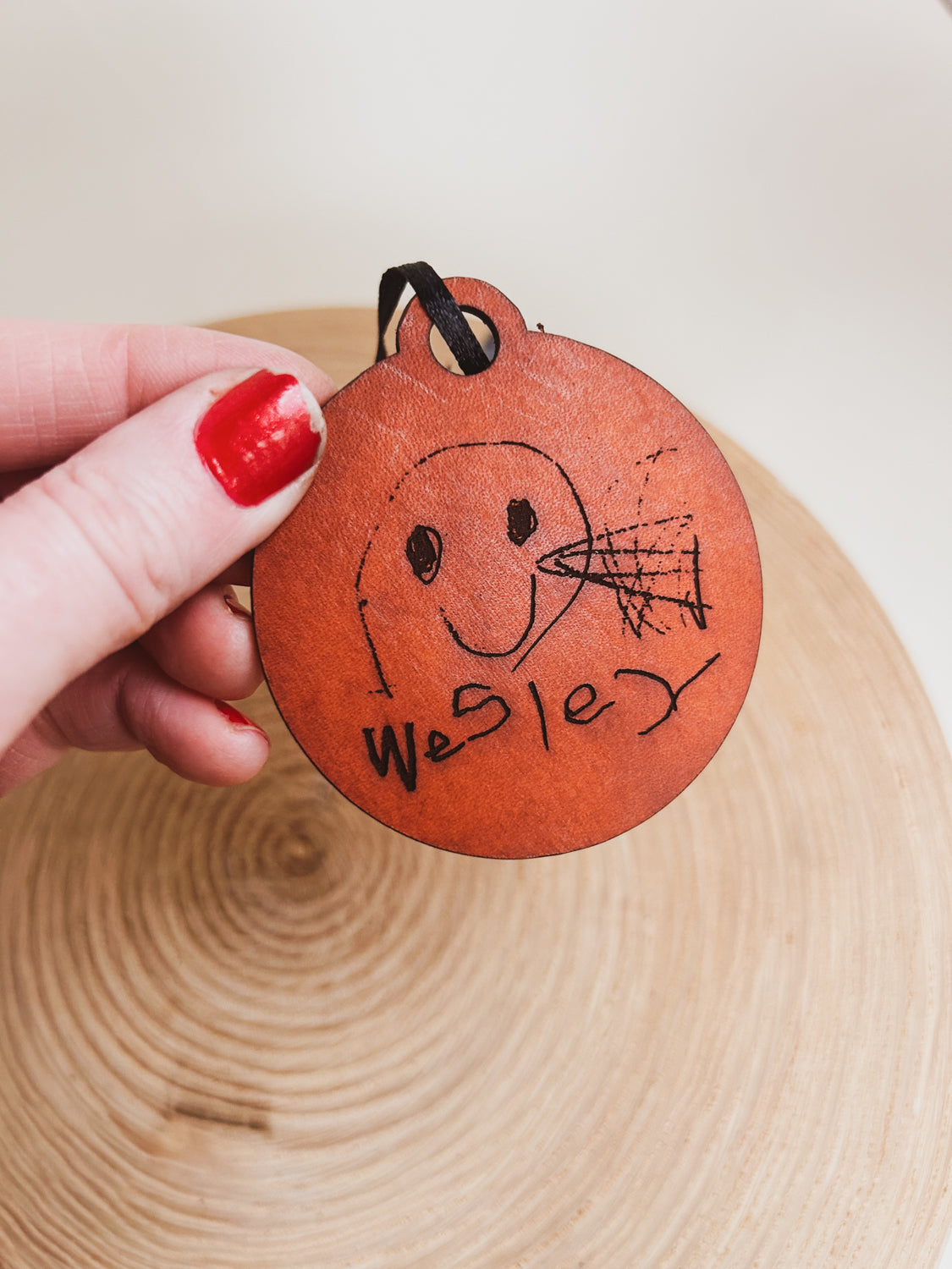 Custom Handwriting or Kids Art Ornament