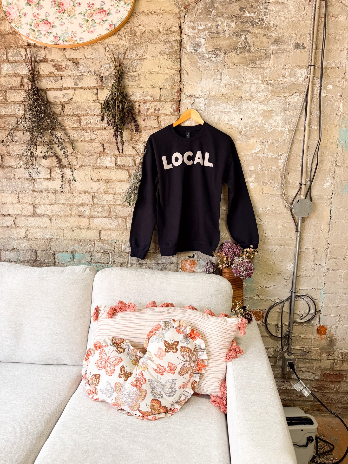 Indiana Local Puff Ink Sweatshirt