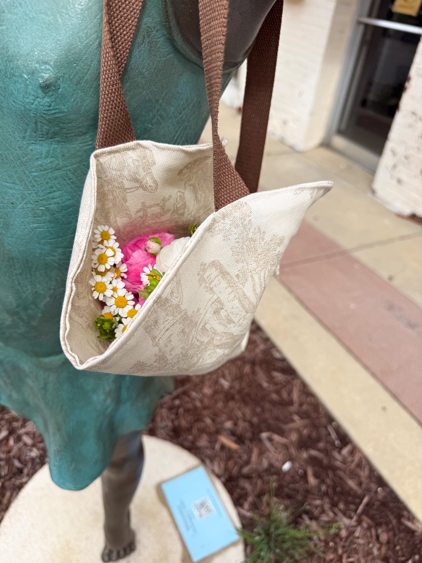 Flower Bouquet Tote by Four Daughters Designs