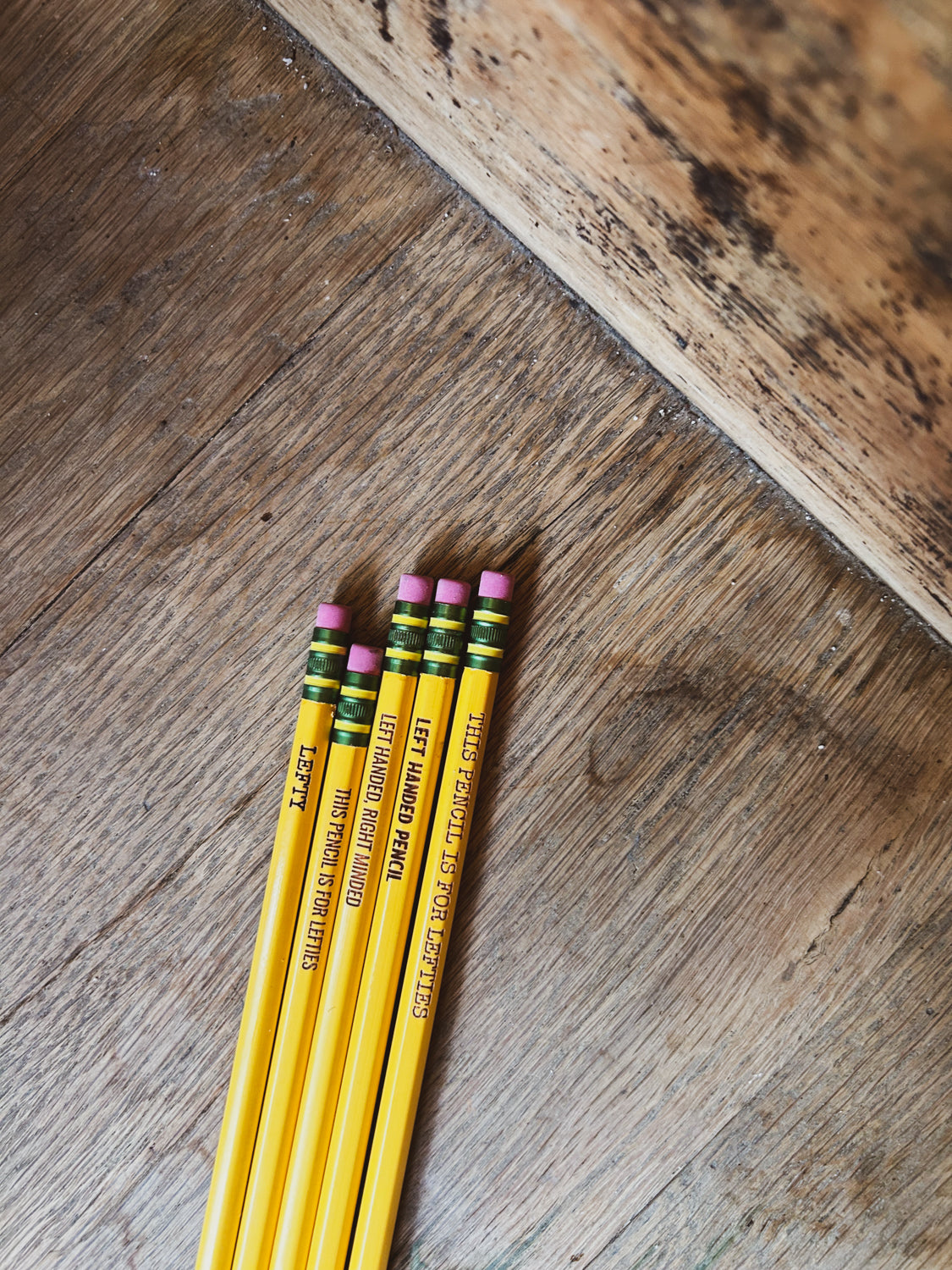 Left Handed Pencils - Set of 5