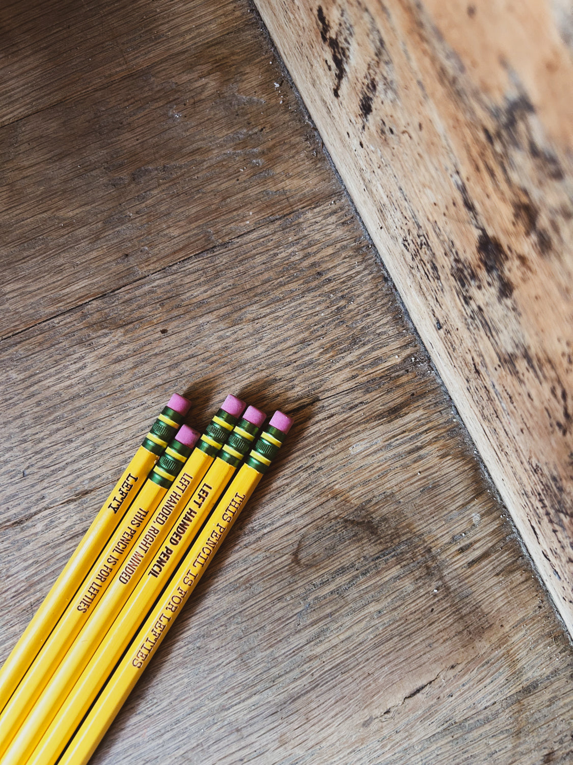 Left Handed Pencils - Set of 5