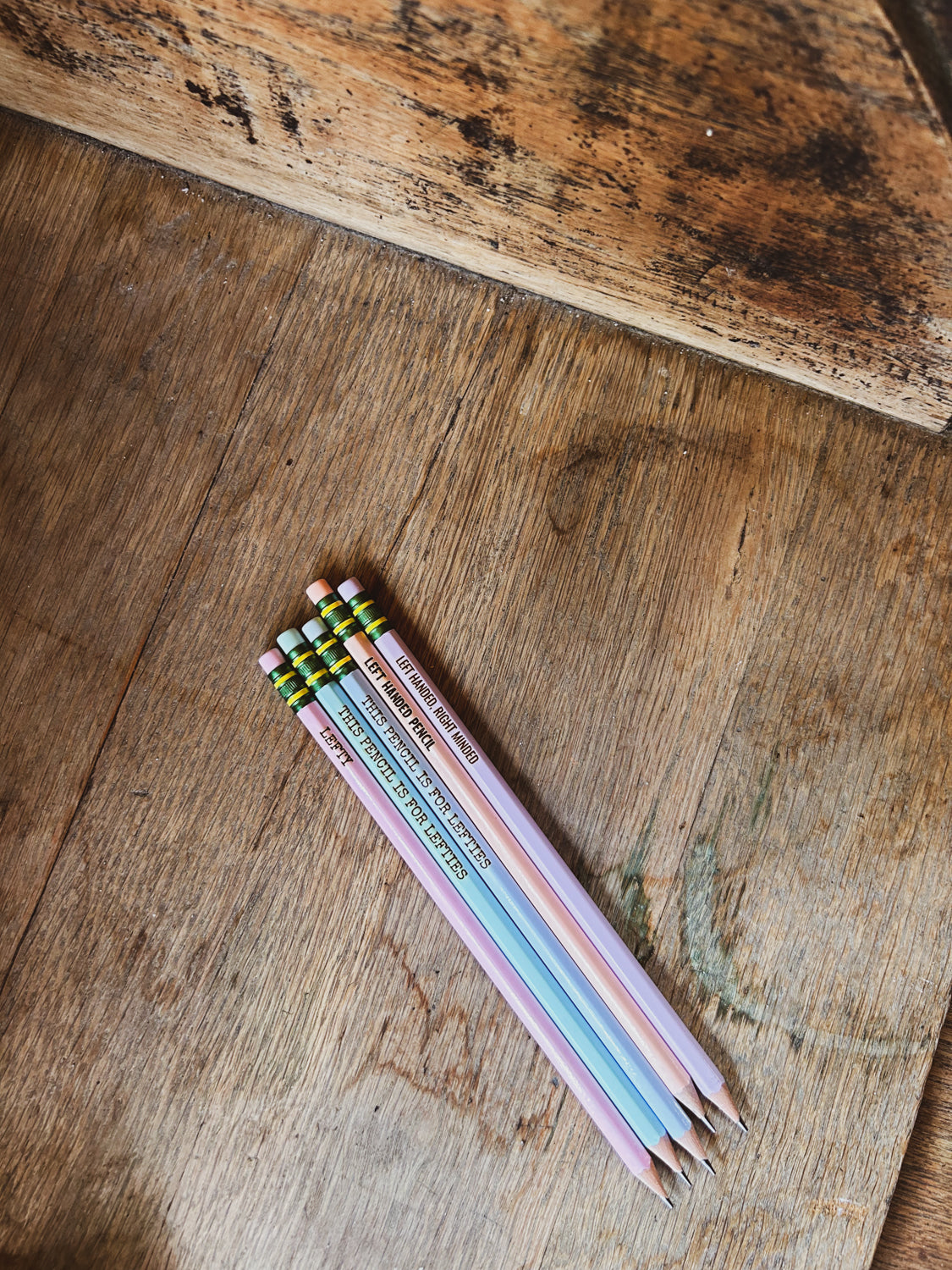 Left Handed Pencils - Set of 5