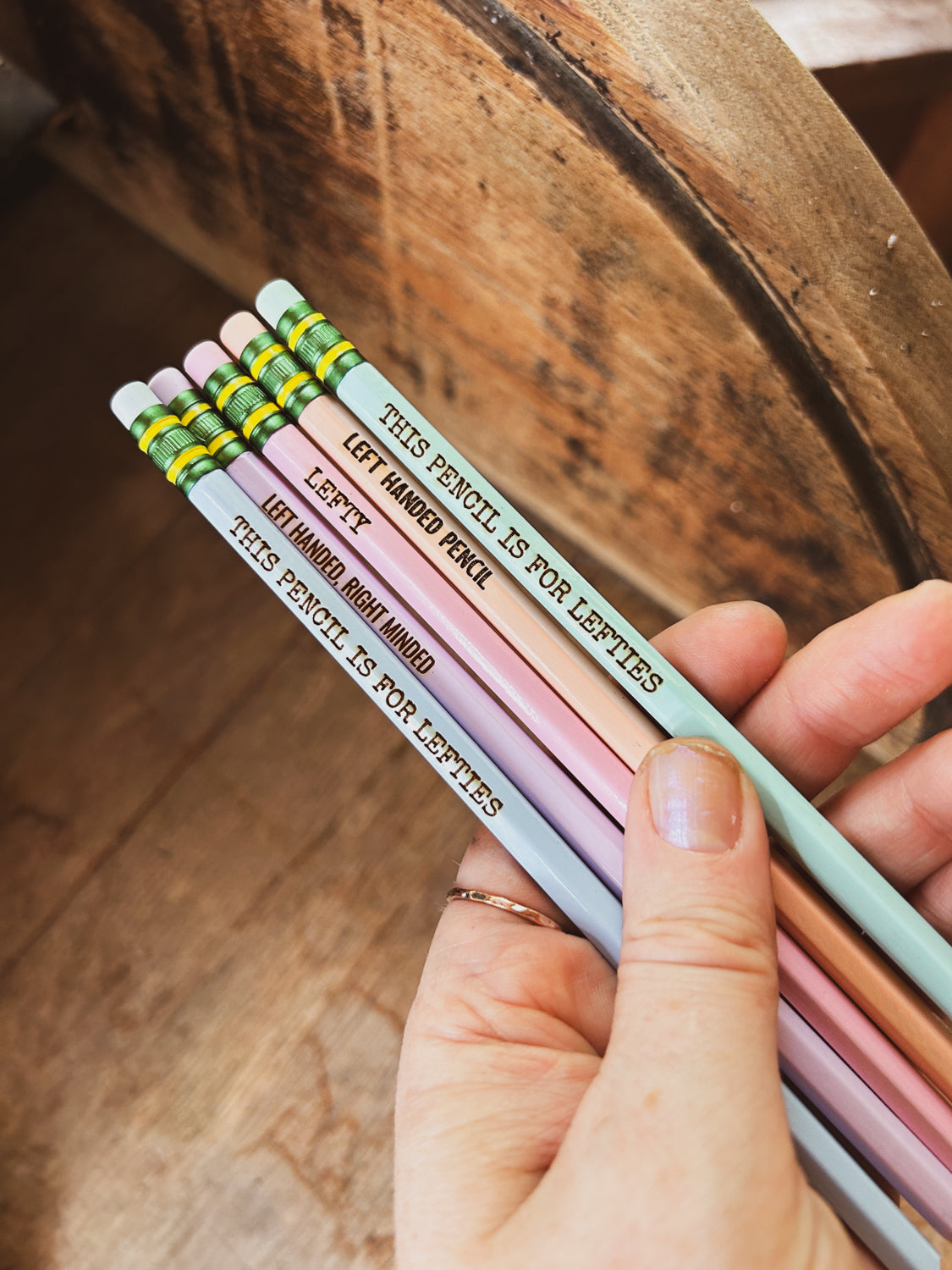 Left Handed Pencils - Set of 5