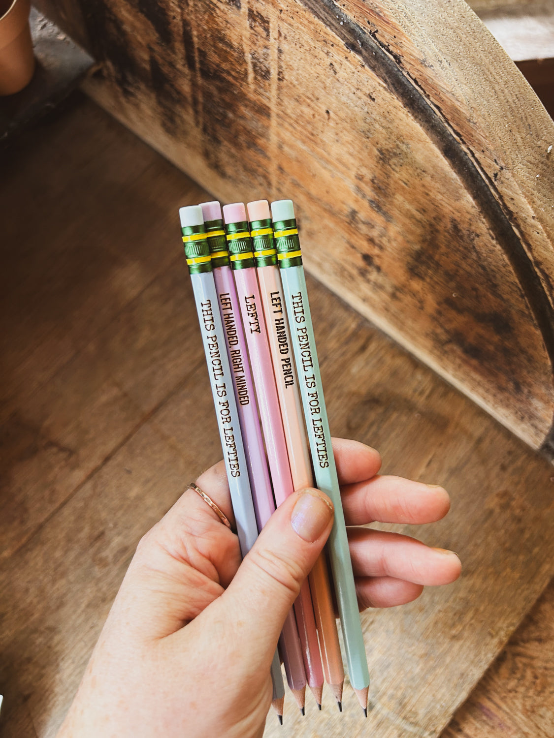 Left Handed Pencils - Set of 5