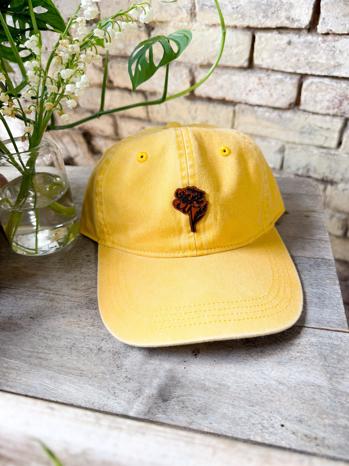 Dainty Peony Patch Hat