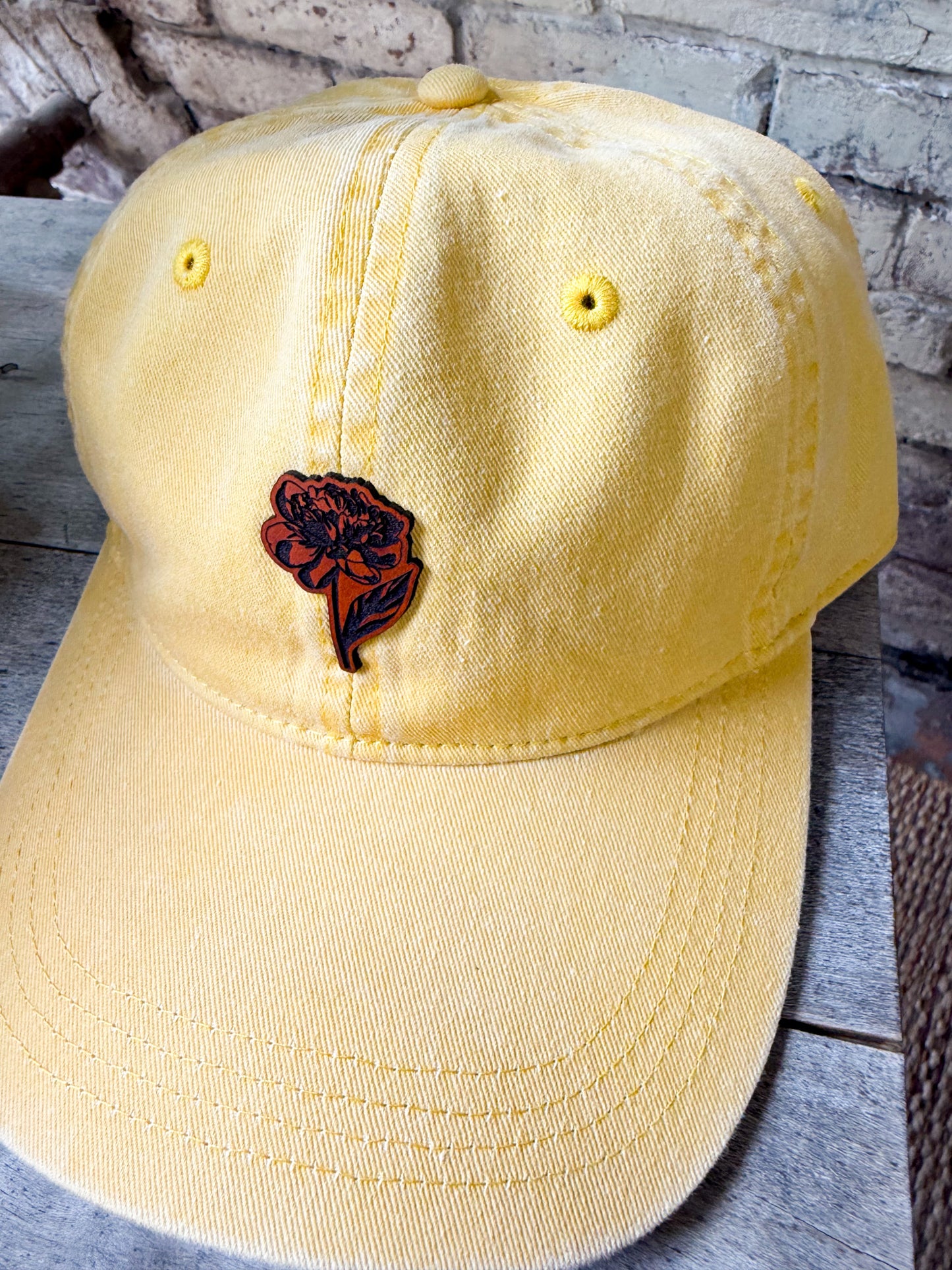 Dainty Peony Patch Hat