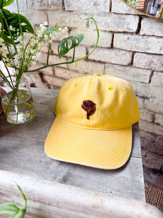 Dainty Peony Patch Hat