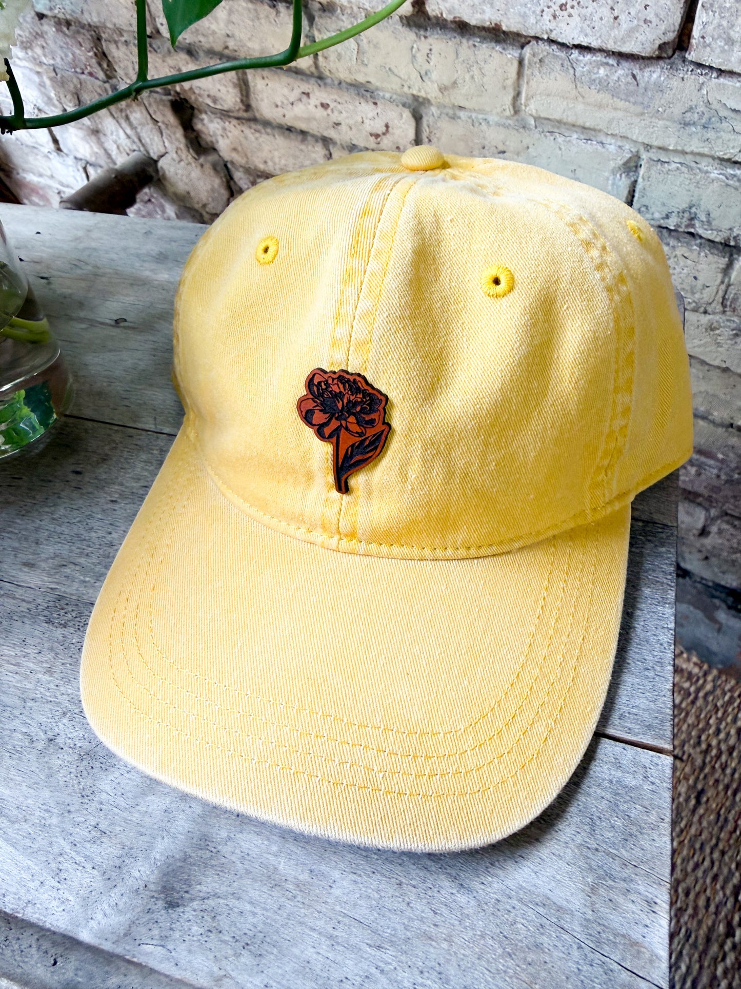 Dainty Peony Patch Hat