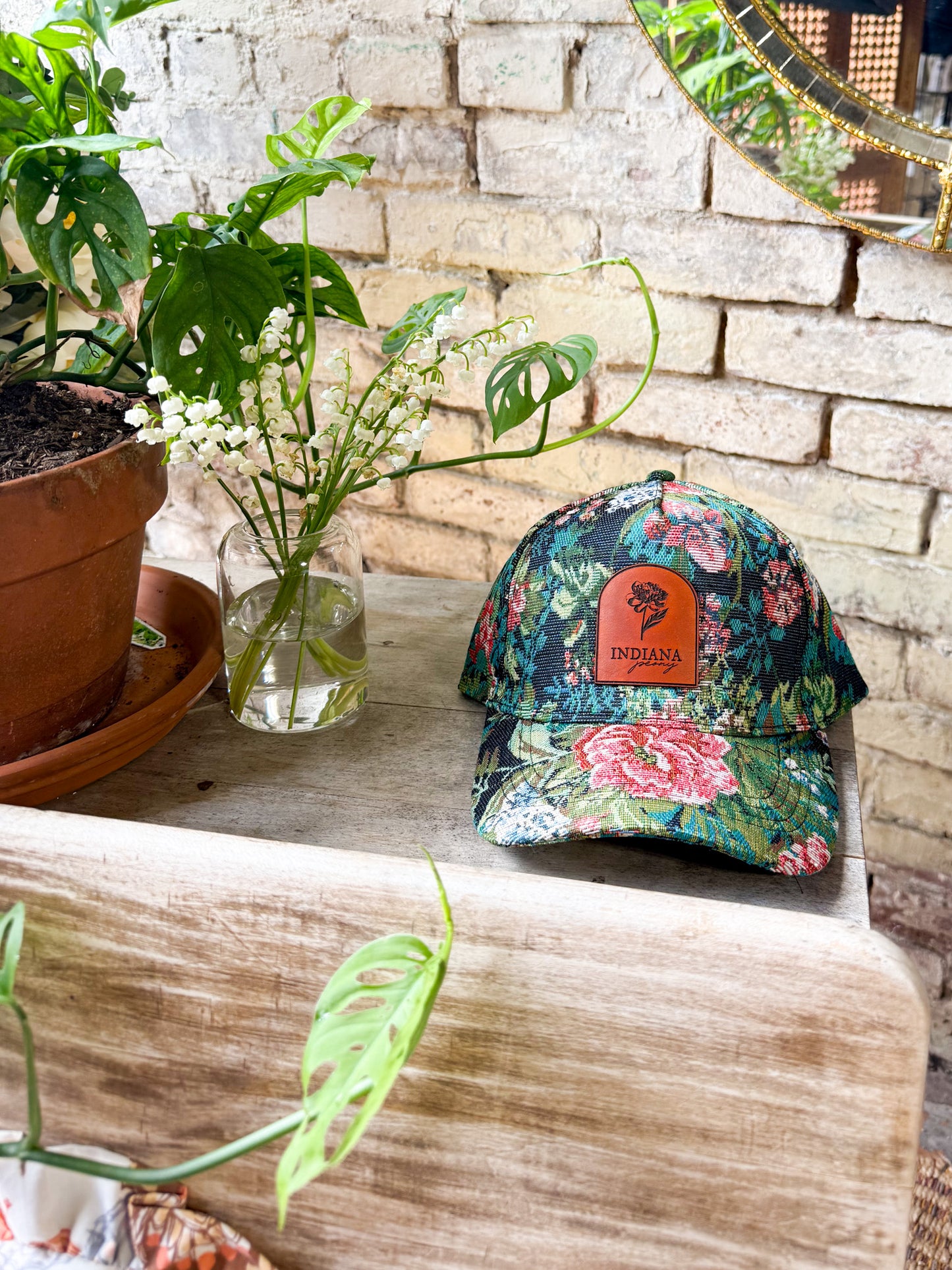 Indiana Peony Arch Patch Hat