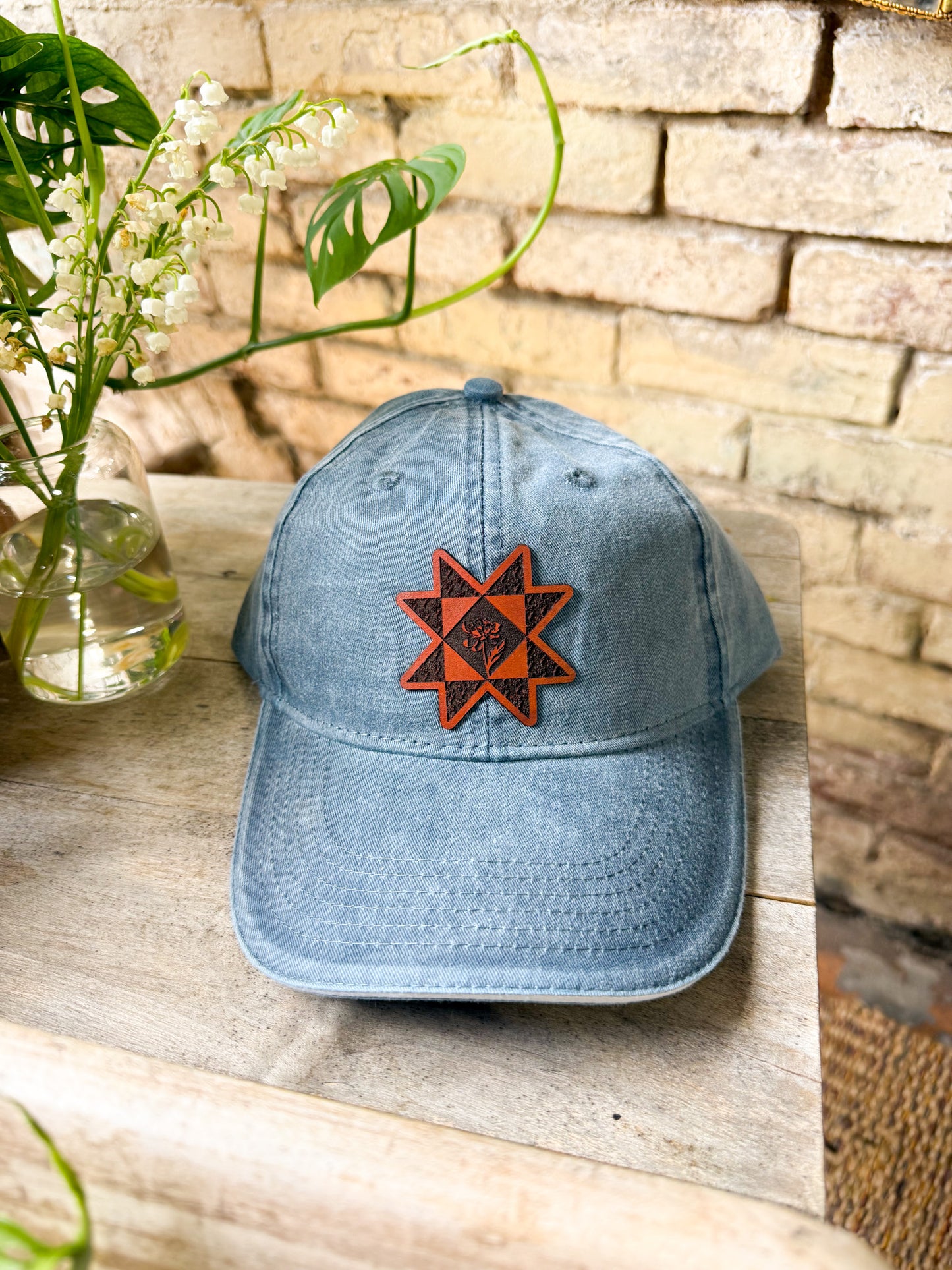 Peony Quilt Star Hat
