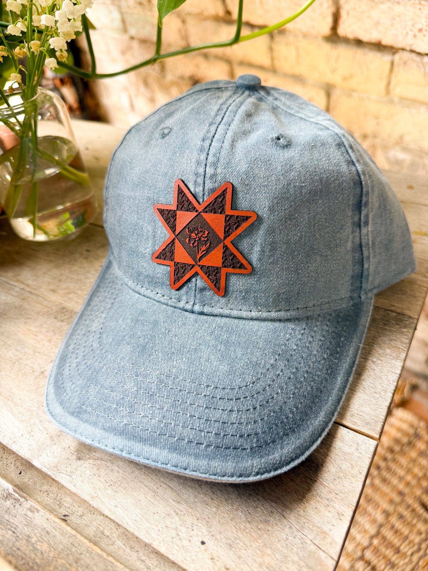 Peony Quilt Star Hat