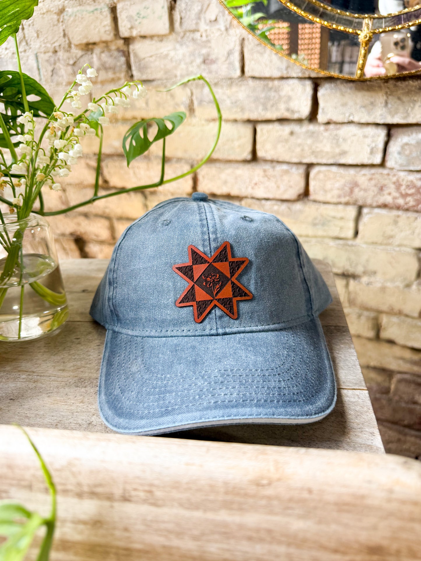Peony Quilt Star Hat
