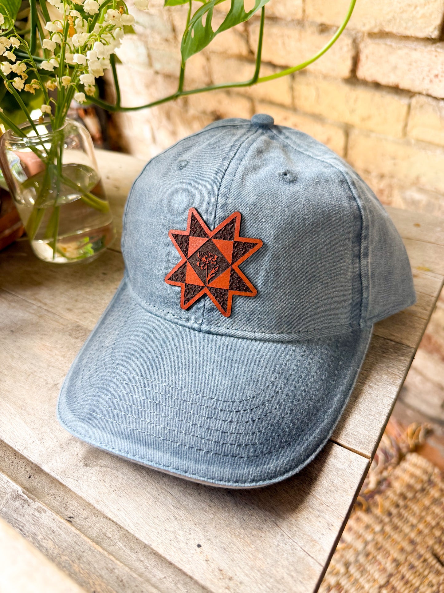 Peony Quilt Star Hat