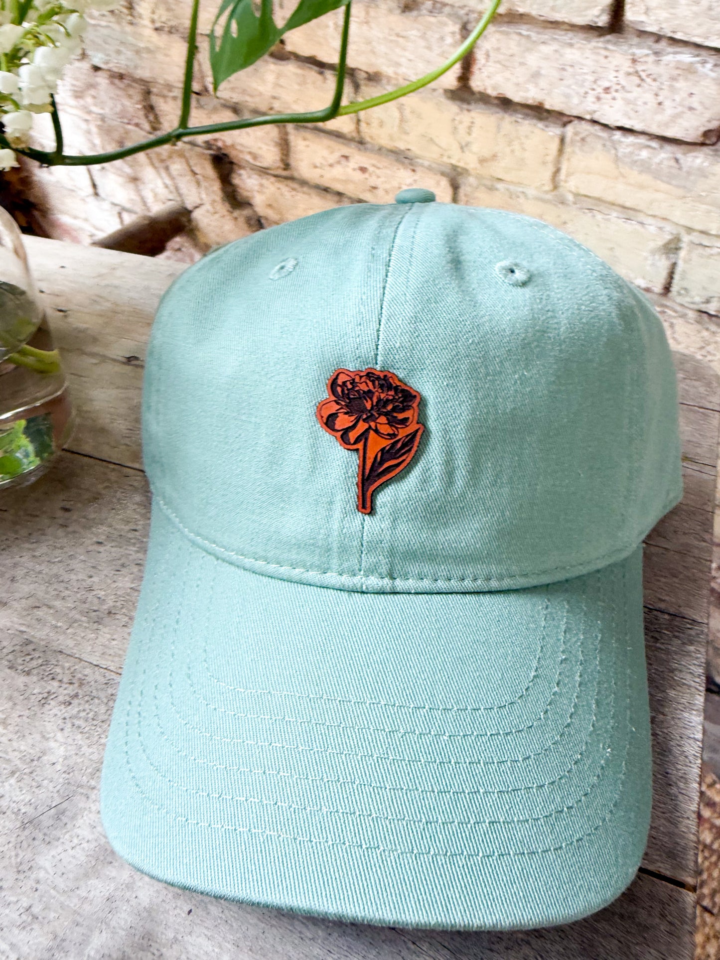 Dainty Peony Patch Hat