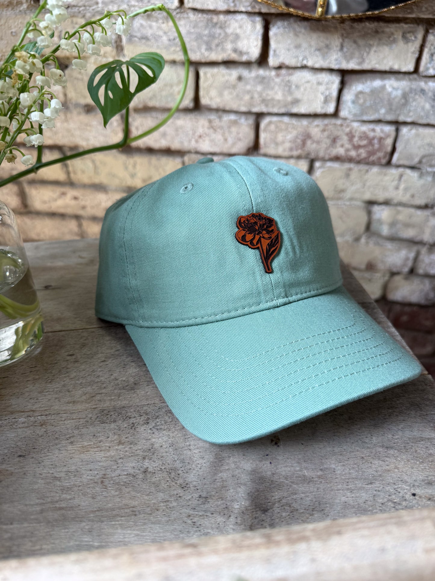 Dainty Peony Patch Hat