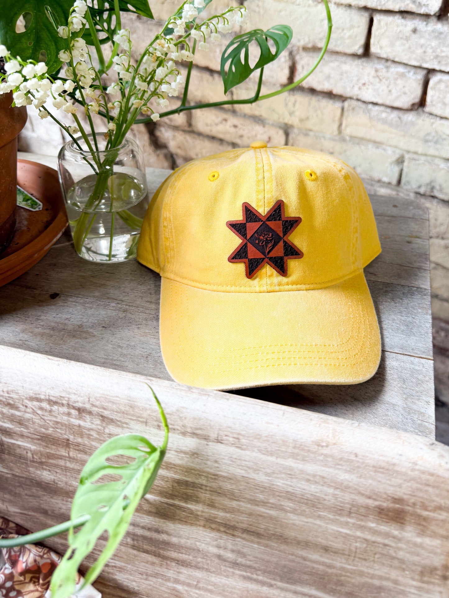 Peony Quilt Star Hat