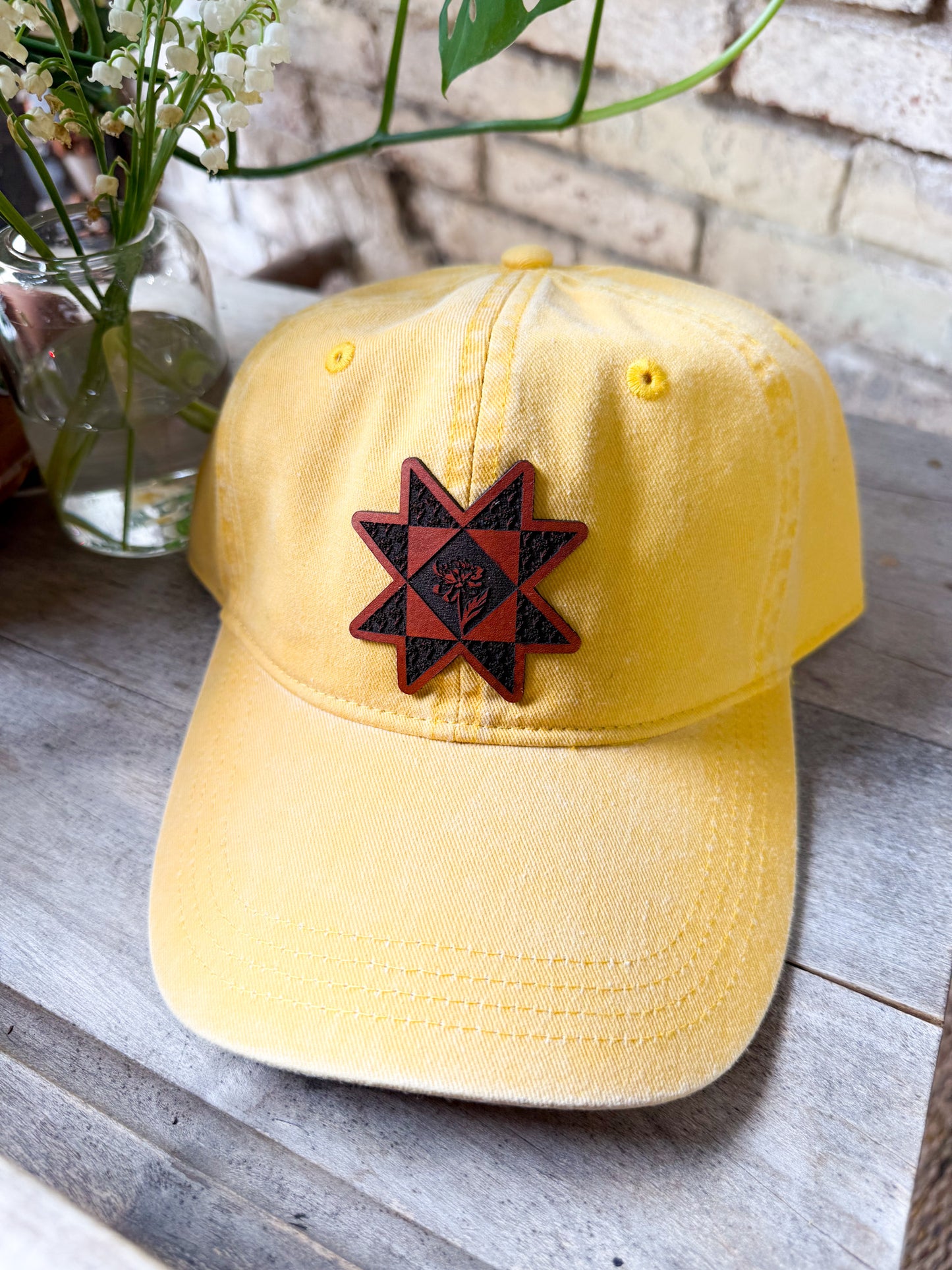 Peony Quilt Star Hat