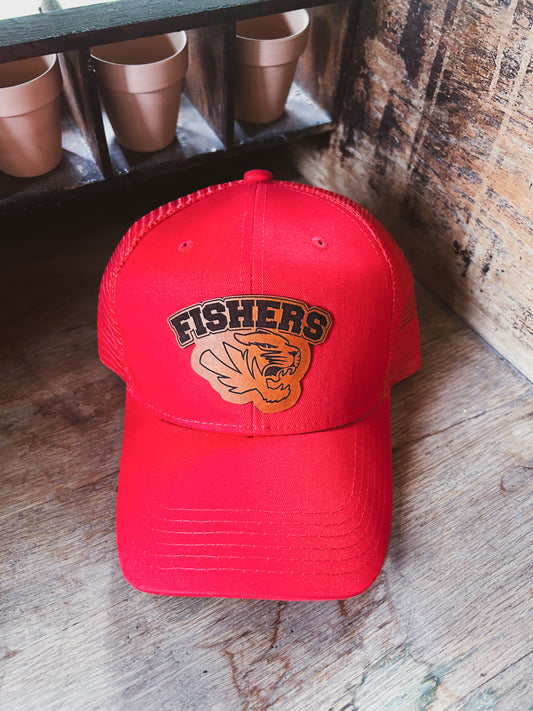 Fishers Tigers - Red Baseball Hat