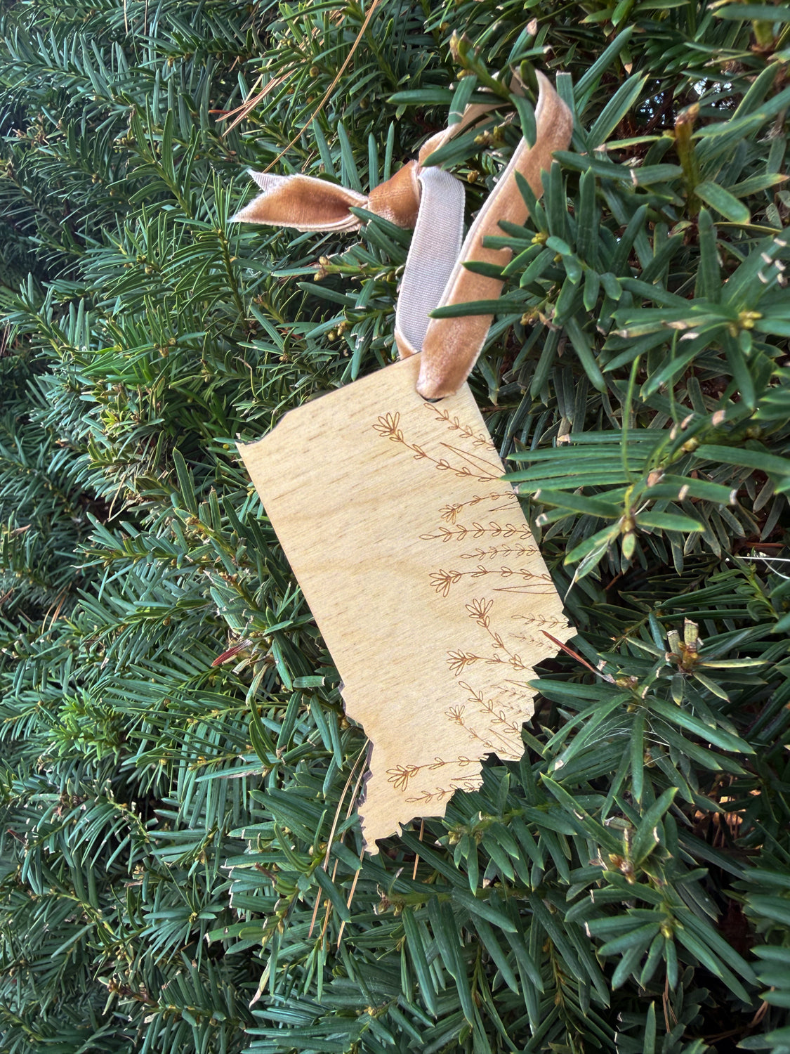 Indiana Wildflower Ornament
