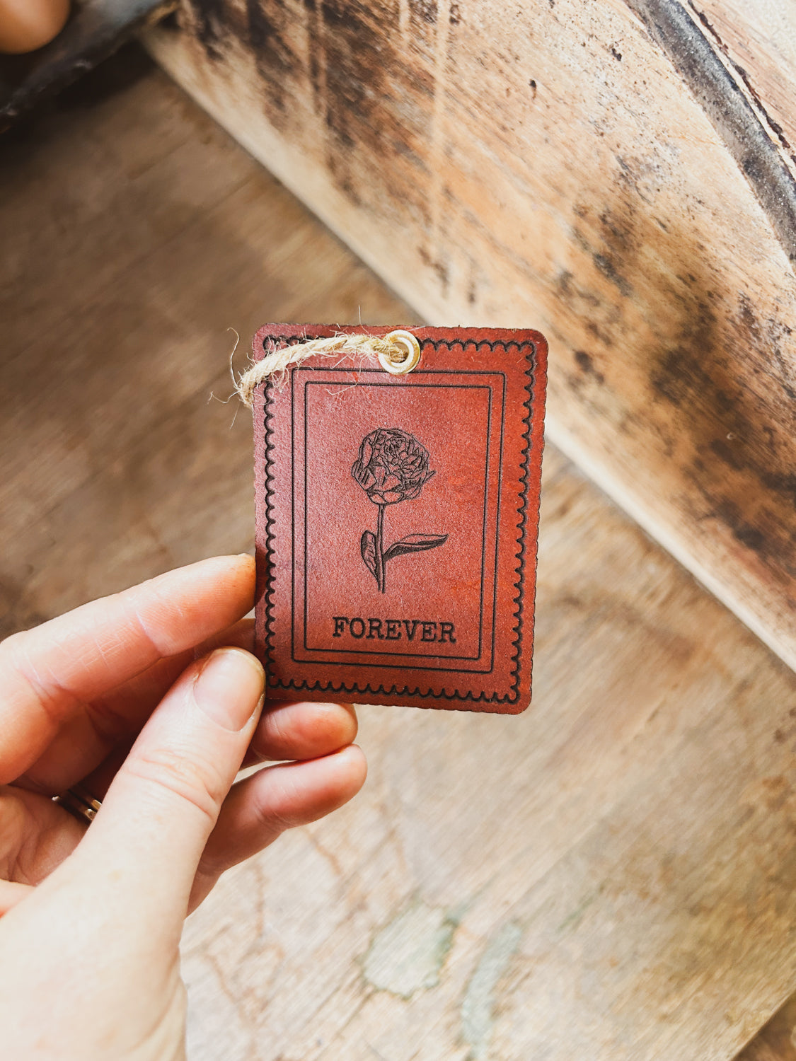 Peony Stamp Ornament