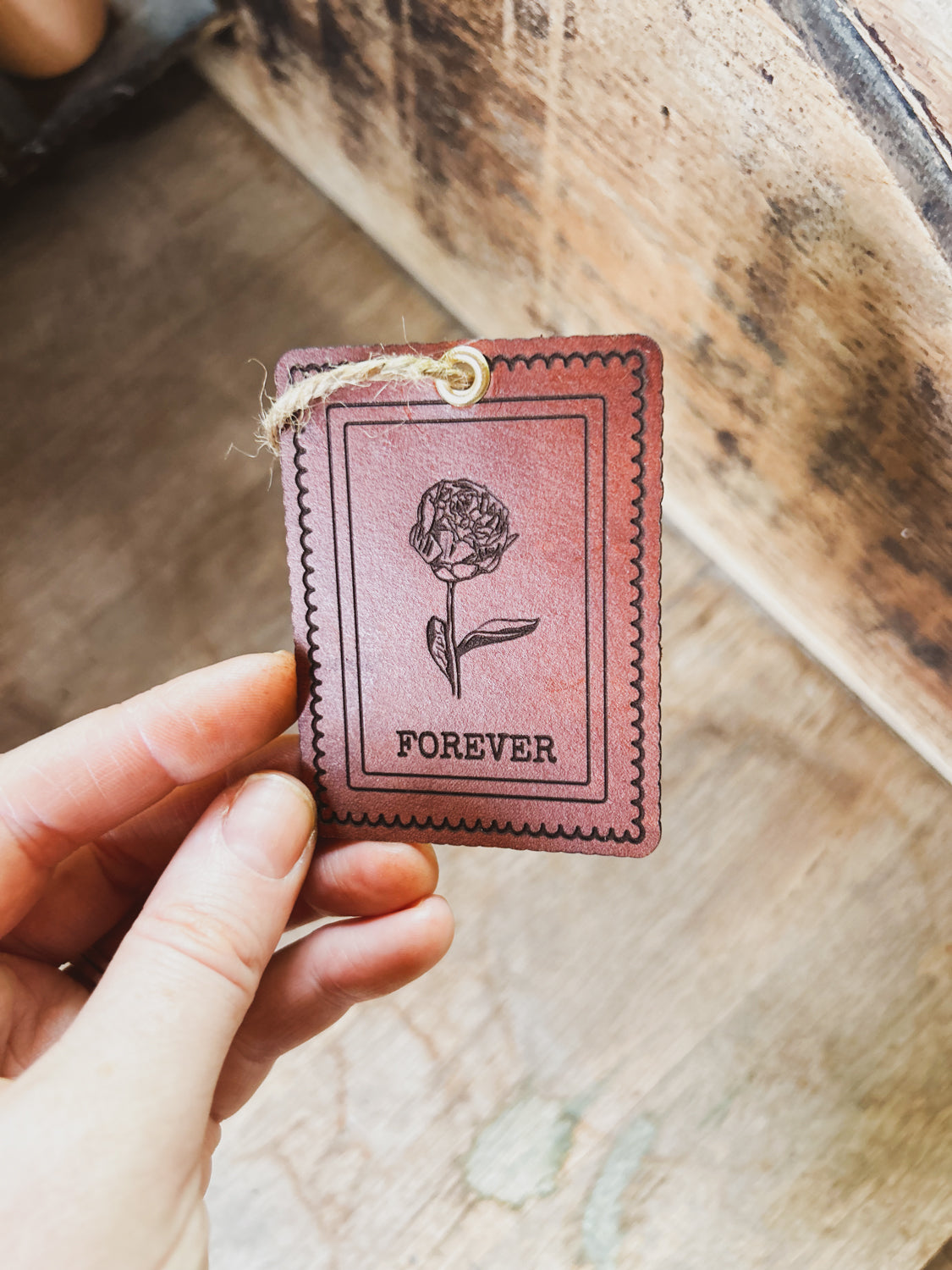 Peony Stamp Ornament