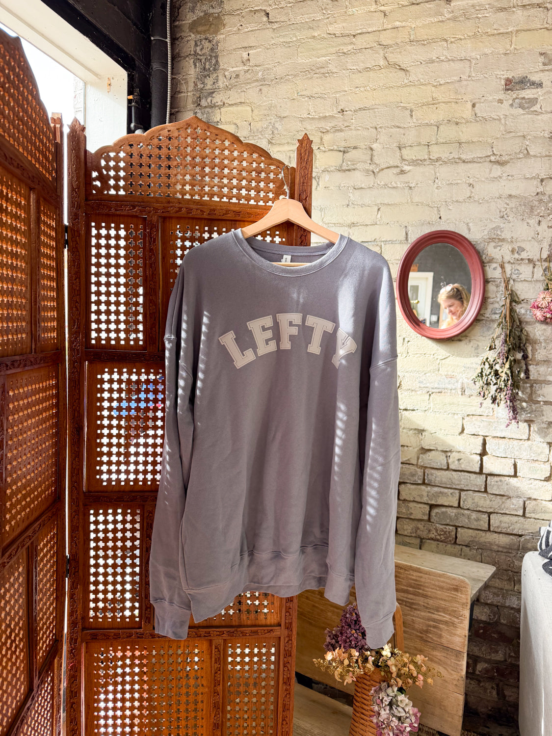 Lefty. Shop Lefty Sweatshirt – Left Grain