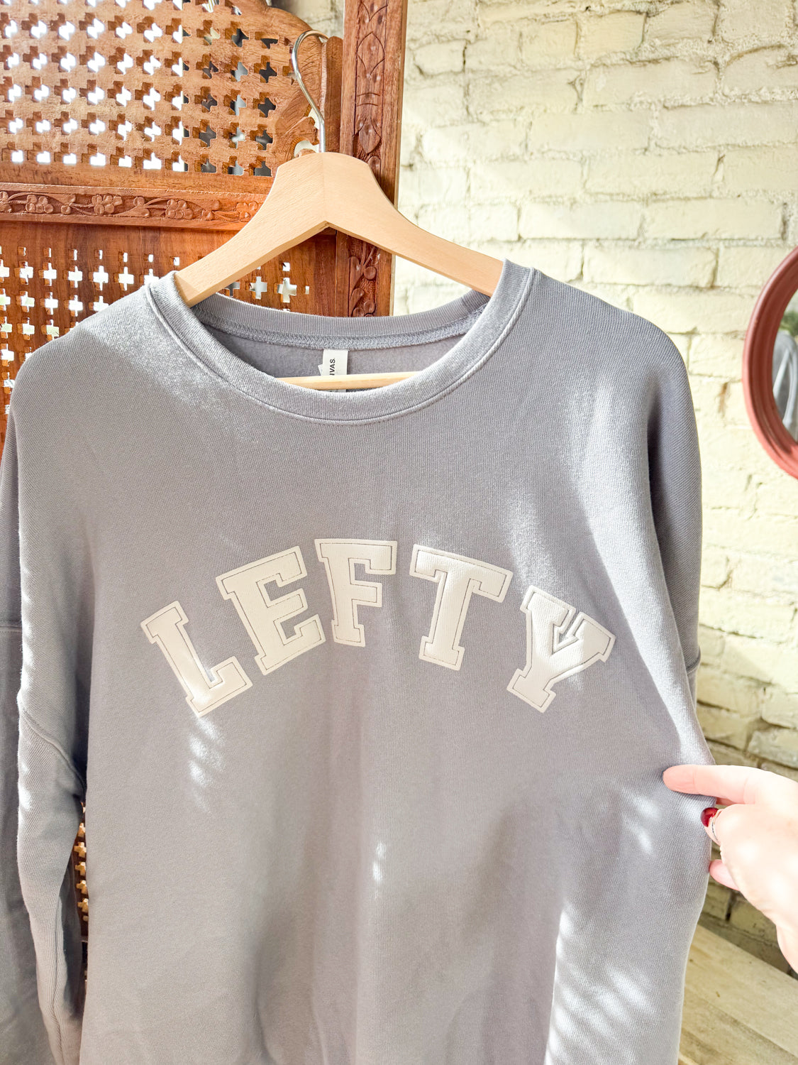 Lefty. Shop Lefty Sweatshirt – Left Grain