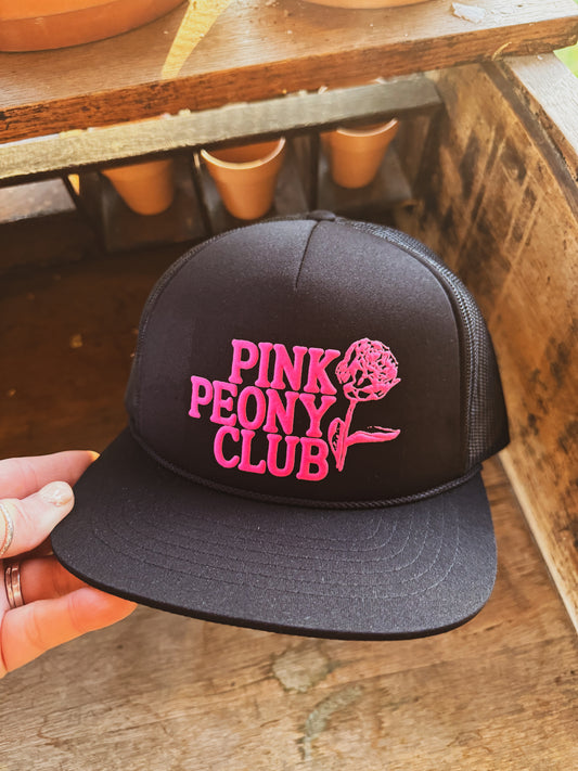 Pink Peony Club Hat