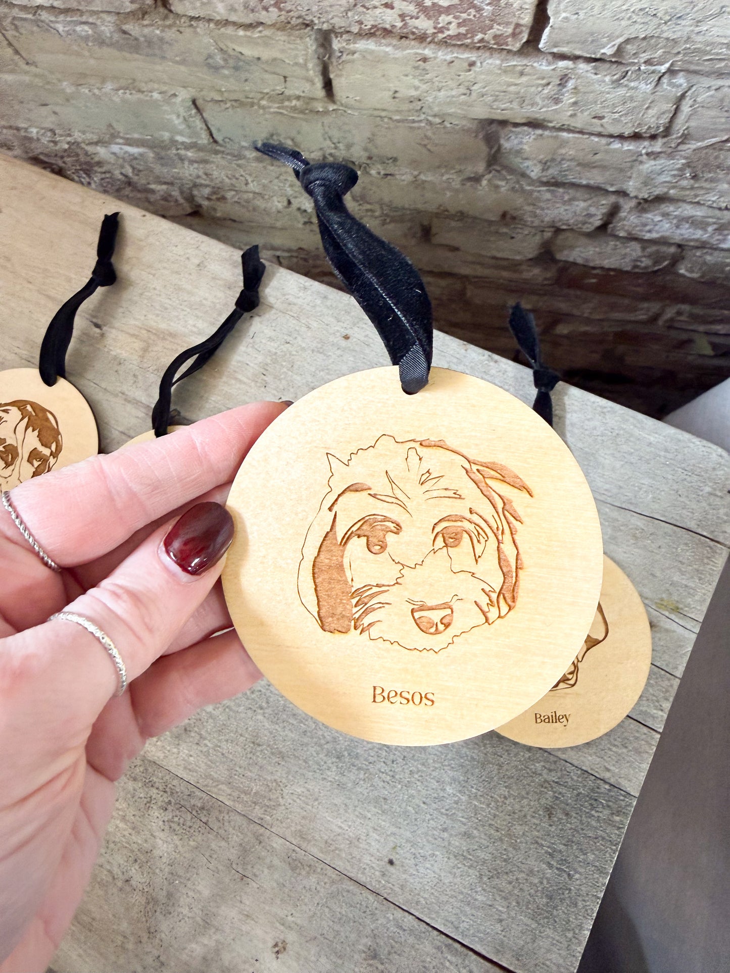 Custom Pet Sketch Ornament