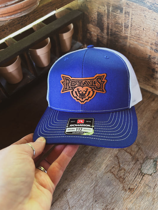 Royals Logo Leather Patch Hat