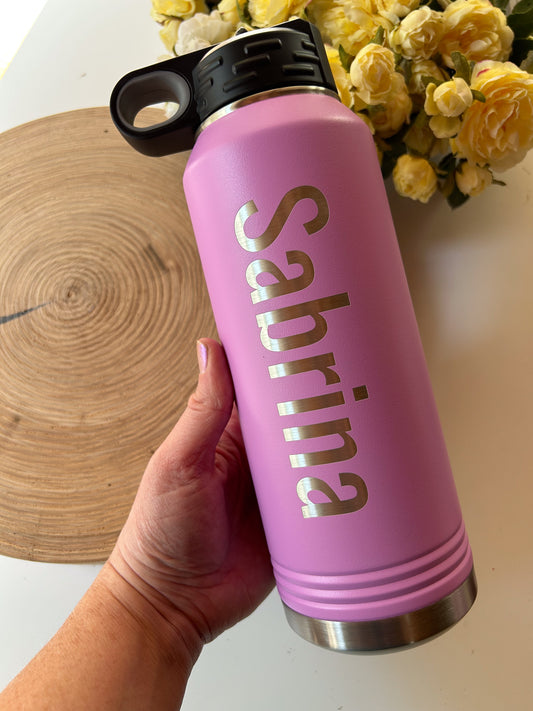 Just A Name Engraved Tumbler