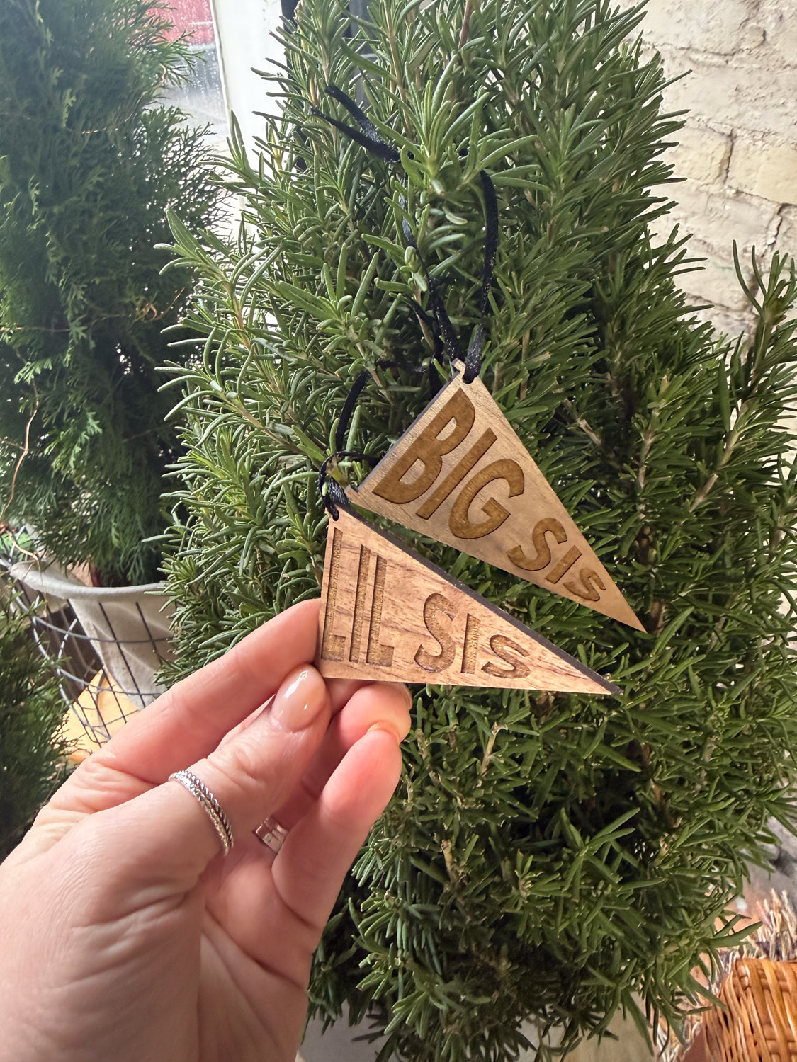 Sister Ornaments - Big / Lil Sis