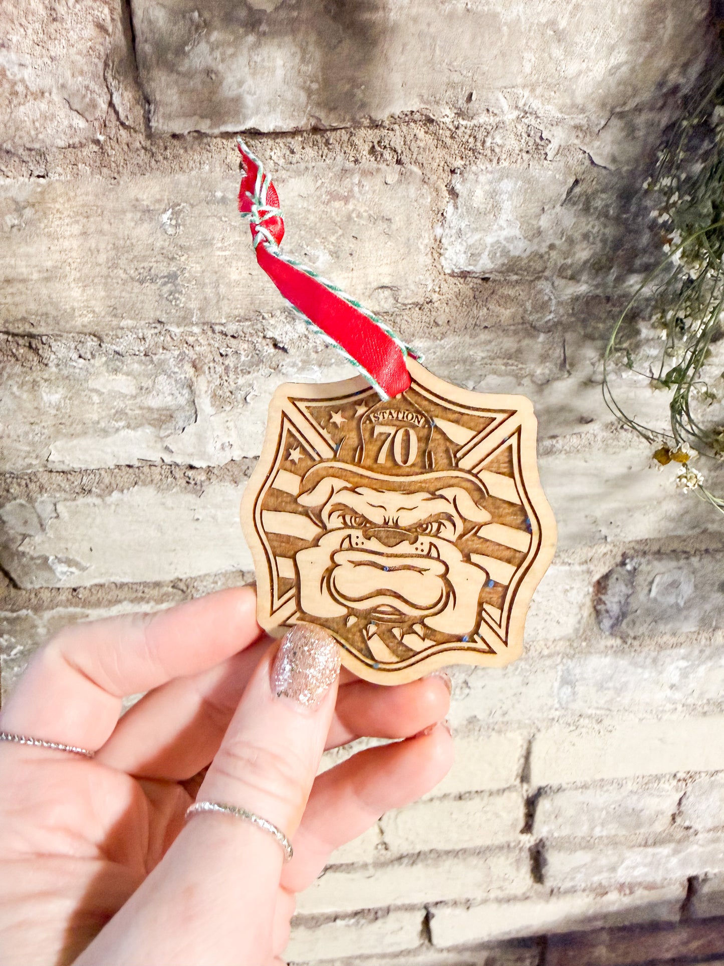 Custom Design Ornament or Gift Tag - Wooden or Leather