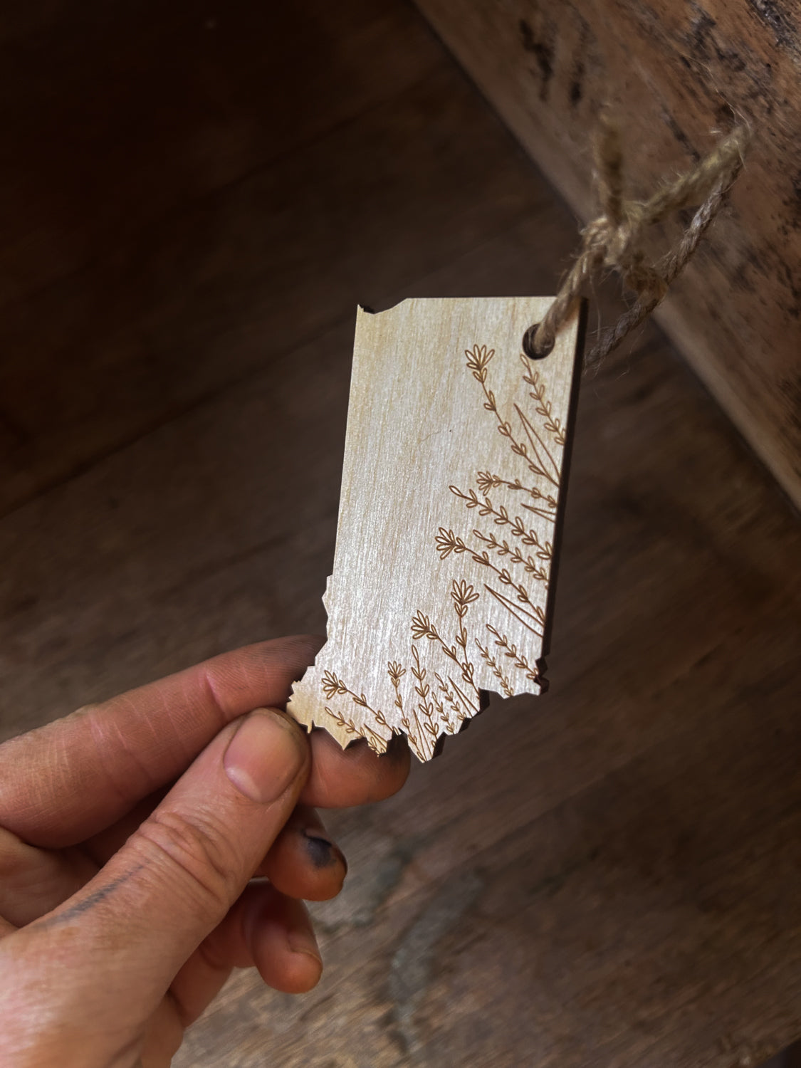 Indiana Wildflower Ornament