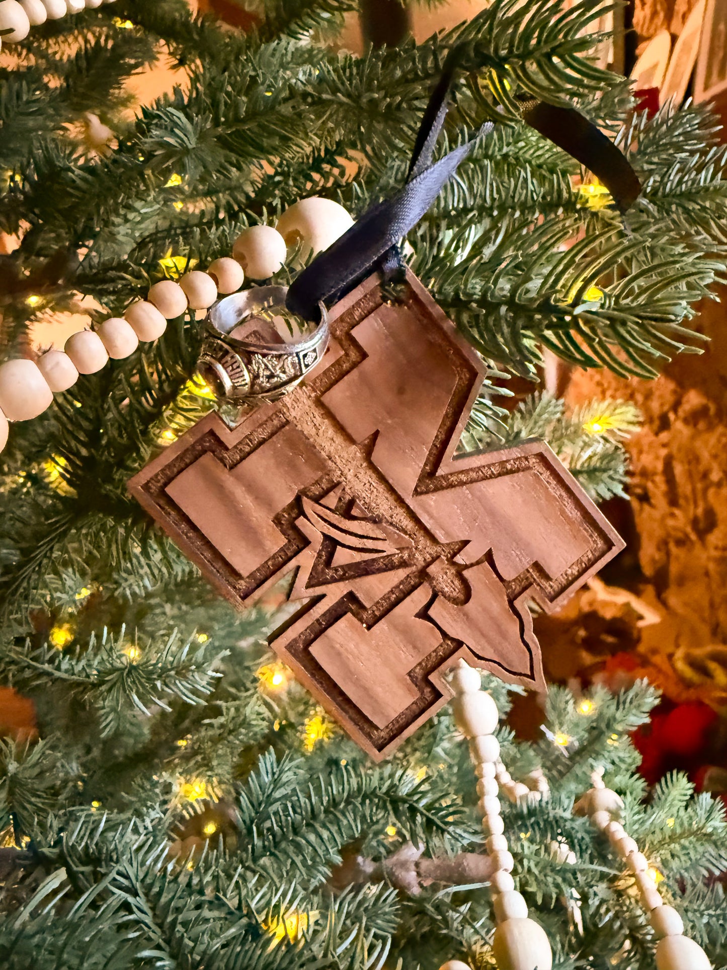 Custom Design Ornament or Gift Tag - Wooden or Leather