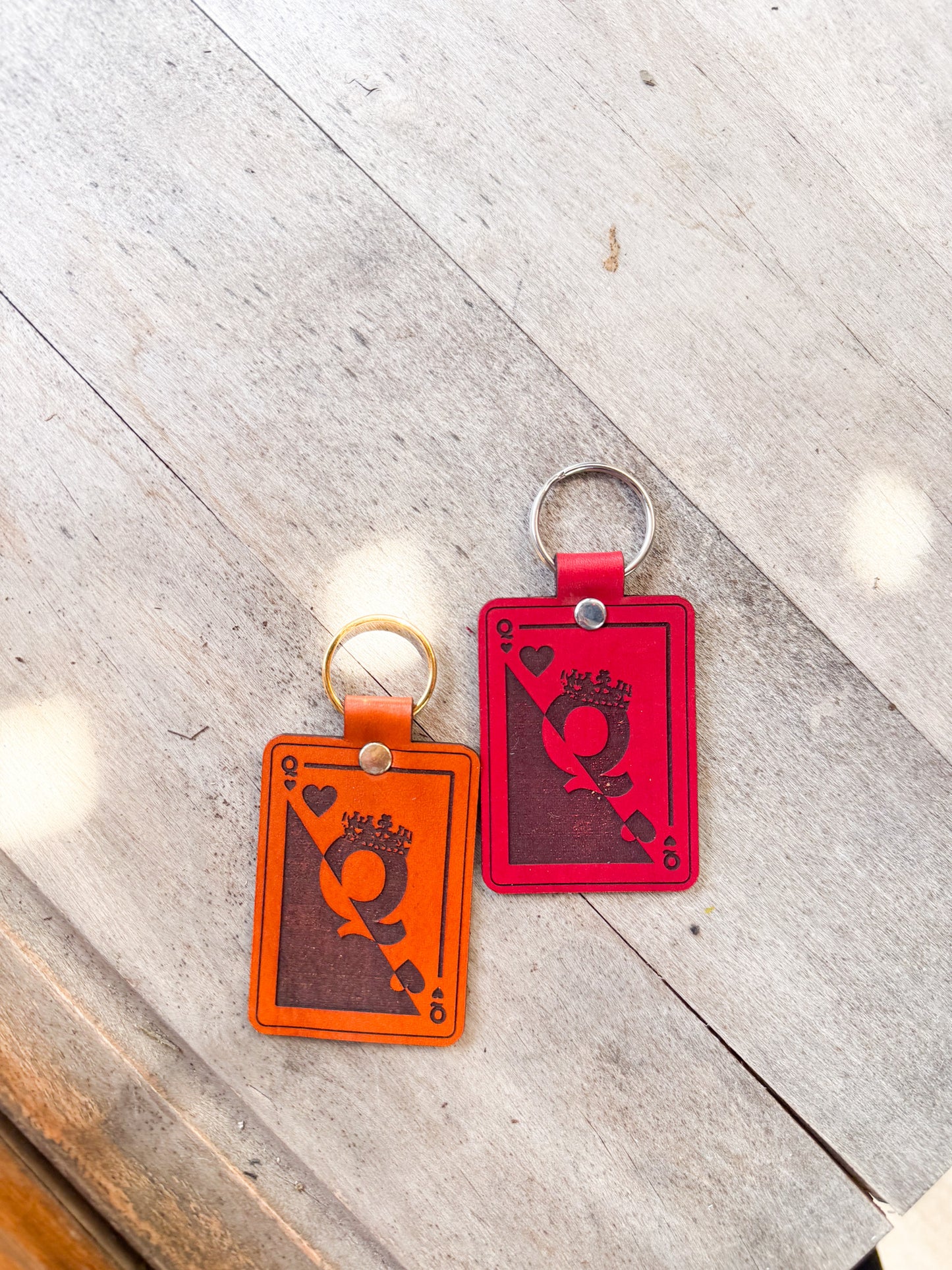 Queen of Hearts Keychain