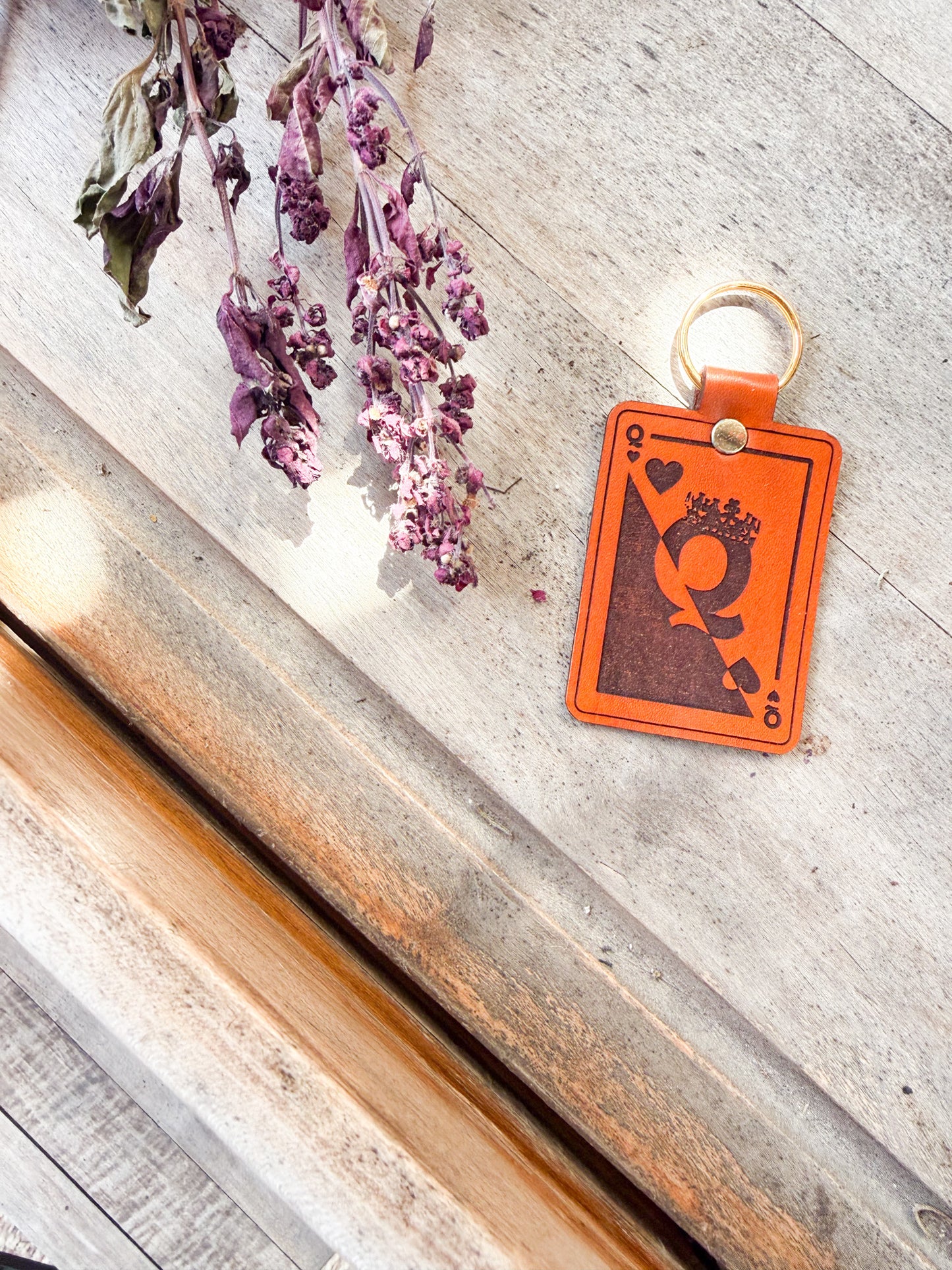 Queen of Hearts Keychain