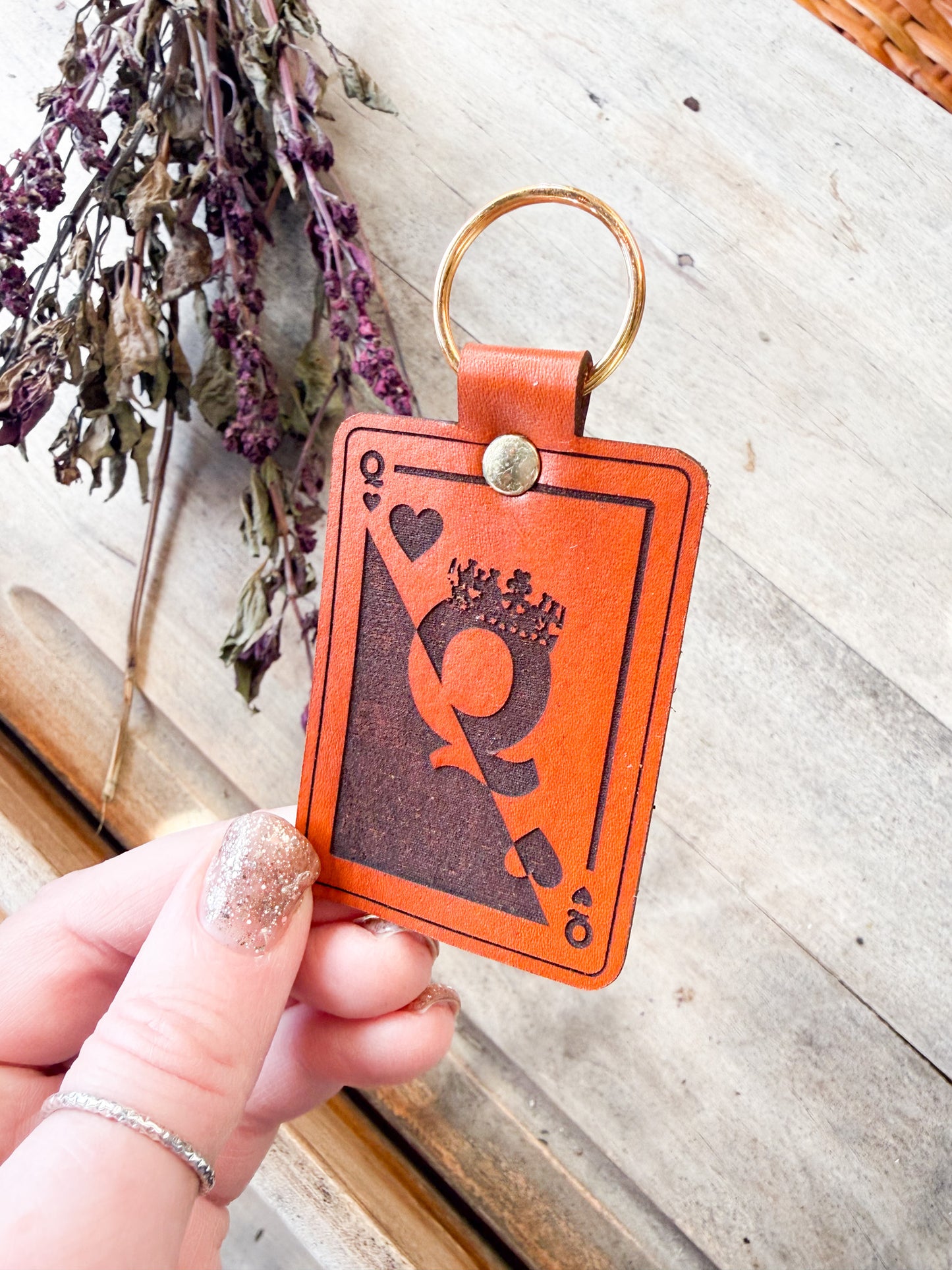 Queen of Hearts Keychain