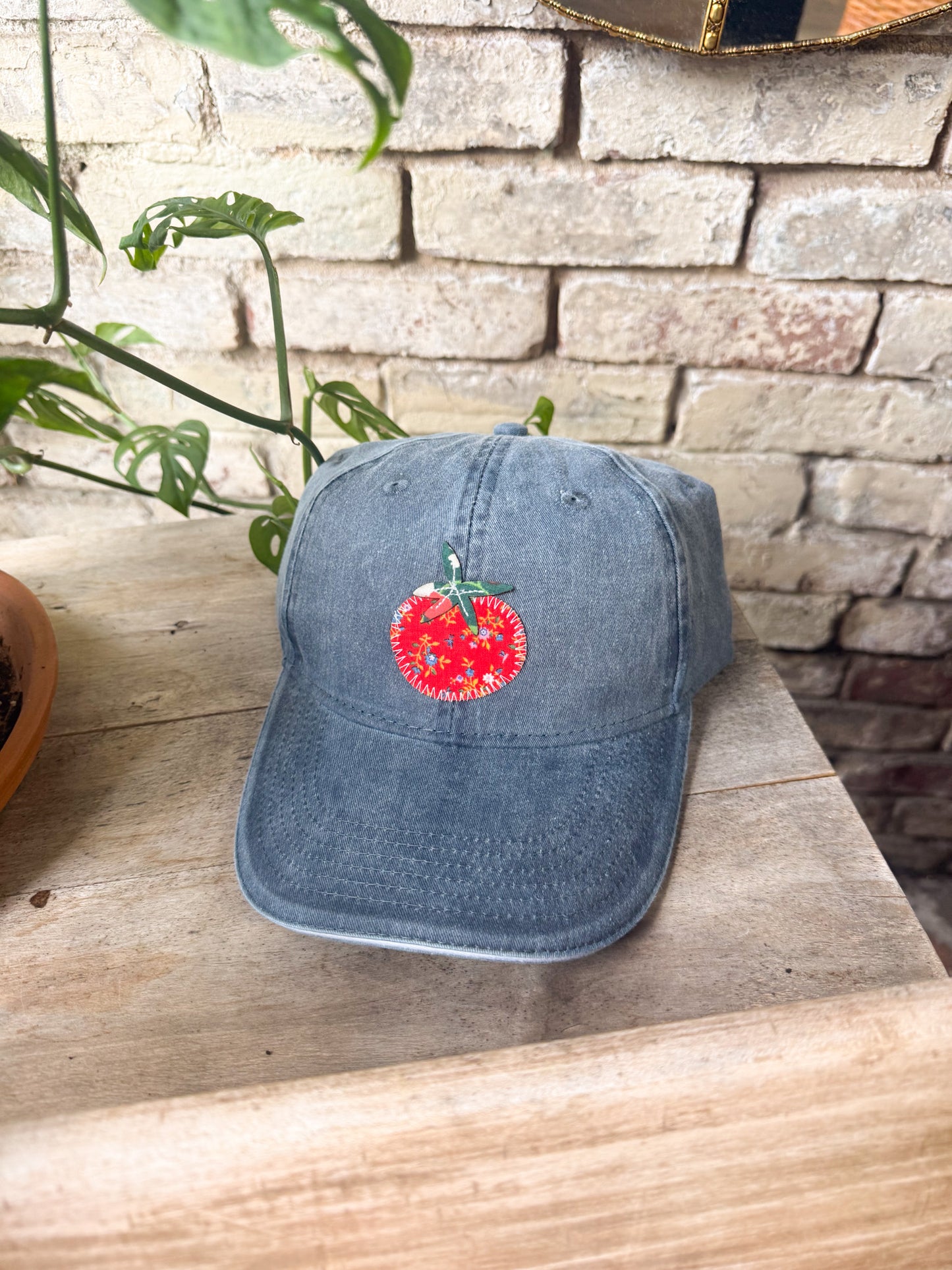 Quilted Tomato Patch Hat