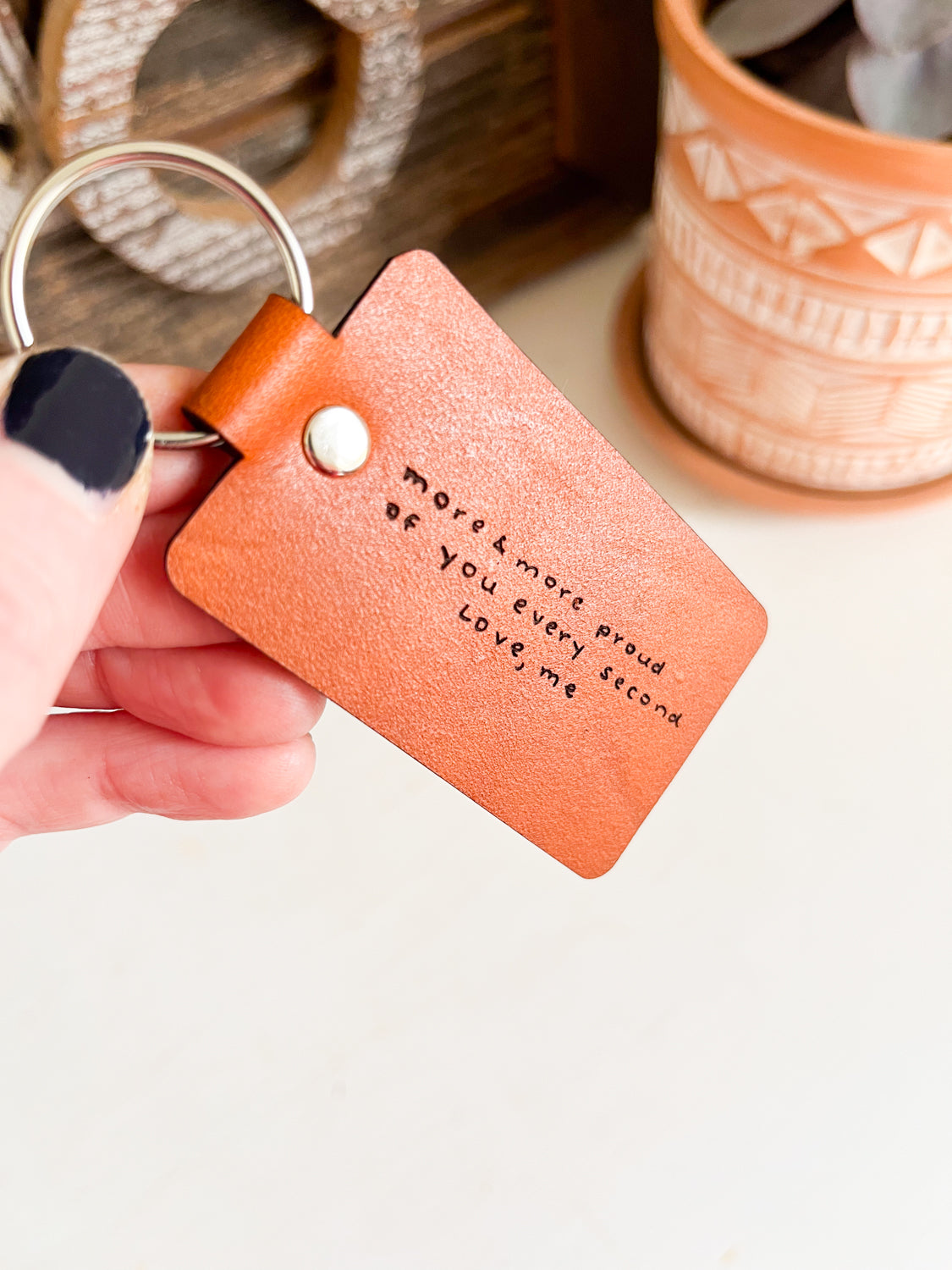 Custom Kids Art Keychain