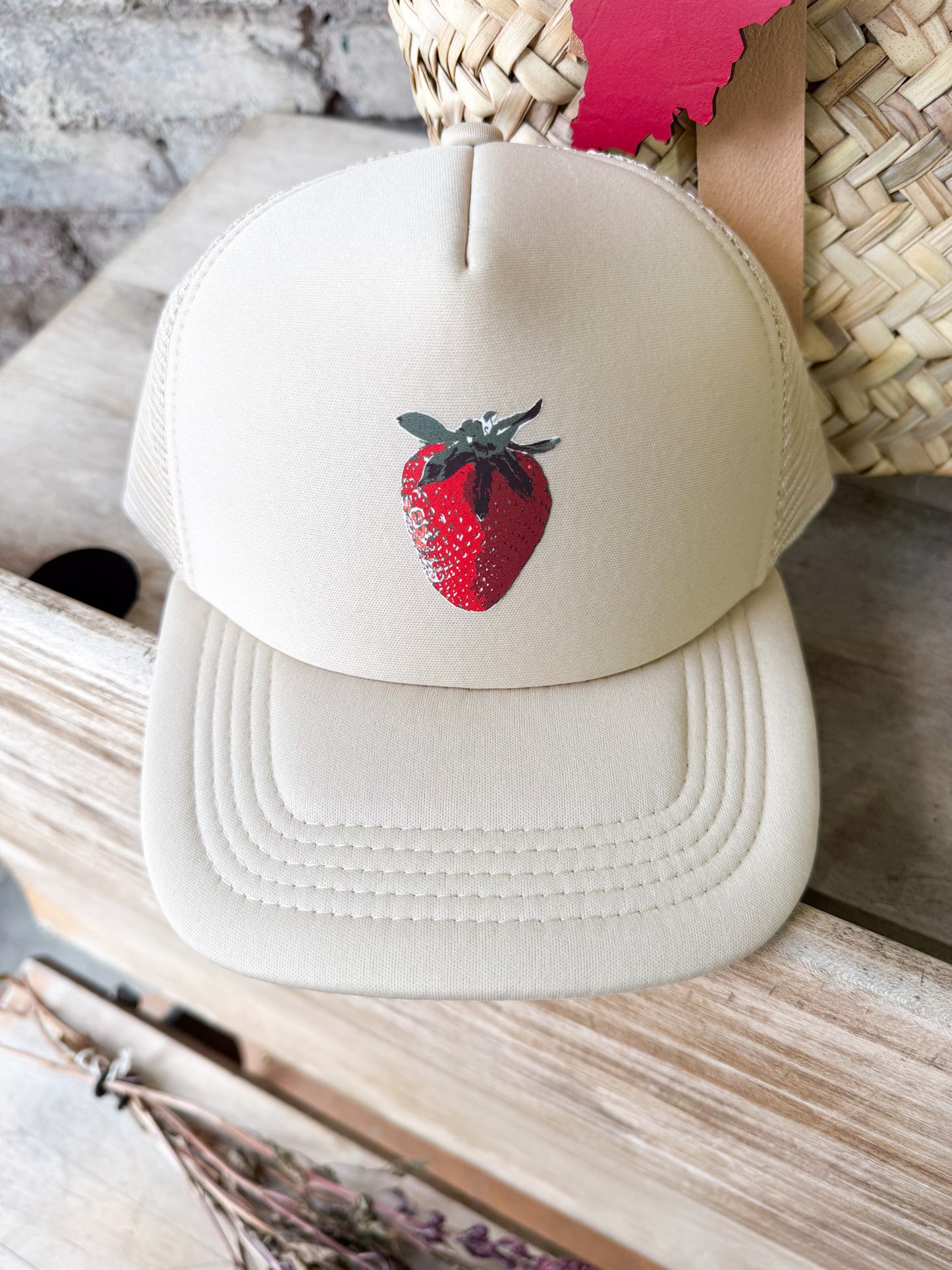 Strawberry Patch Foam Hat