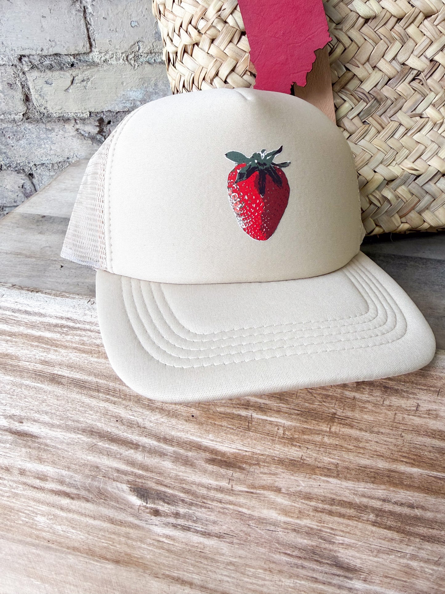 Strawberry Patch Foam Hat