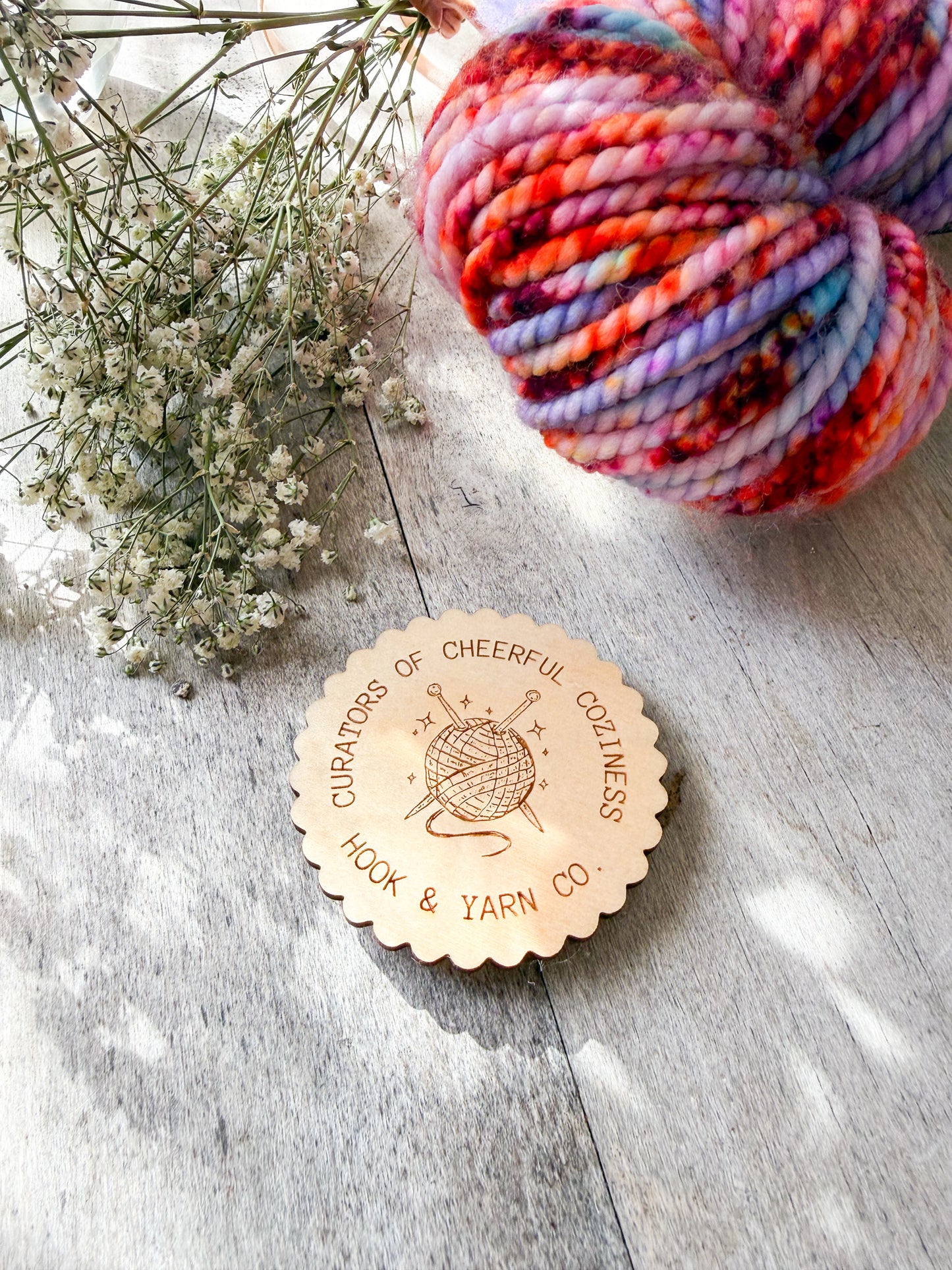 Business Logo or Custom Art Wooden Magnet