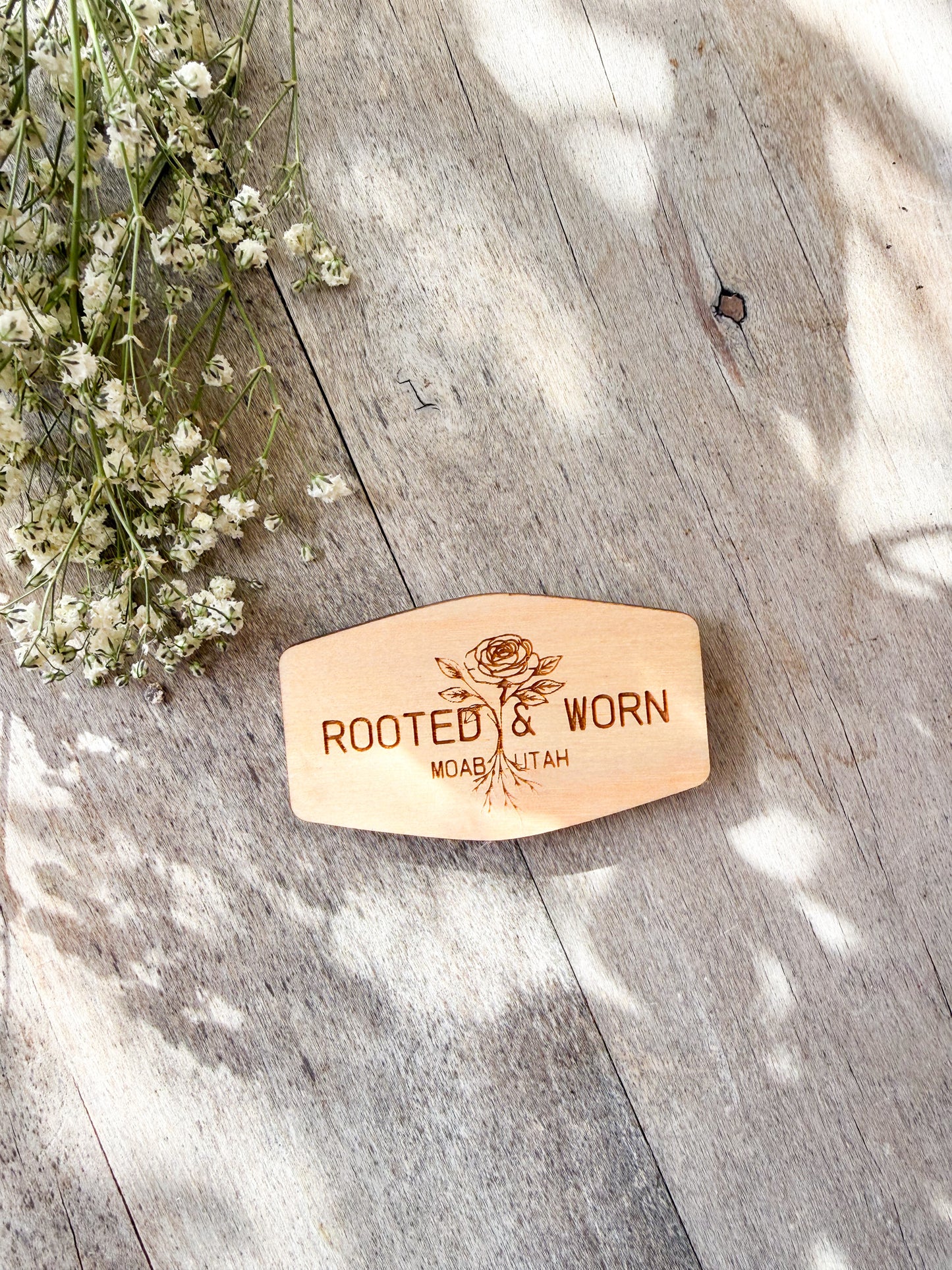 Business Logo or Custom Art Wooden Magnet